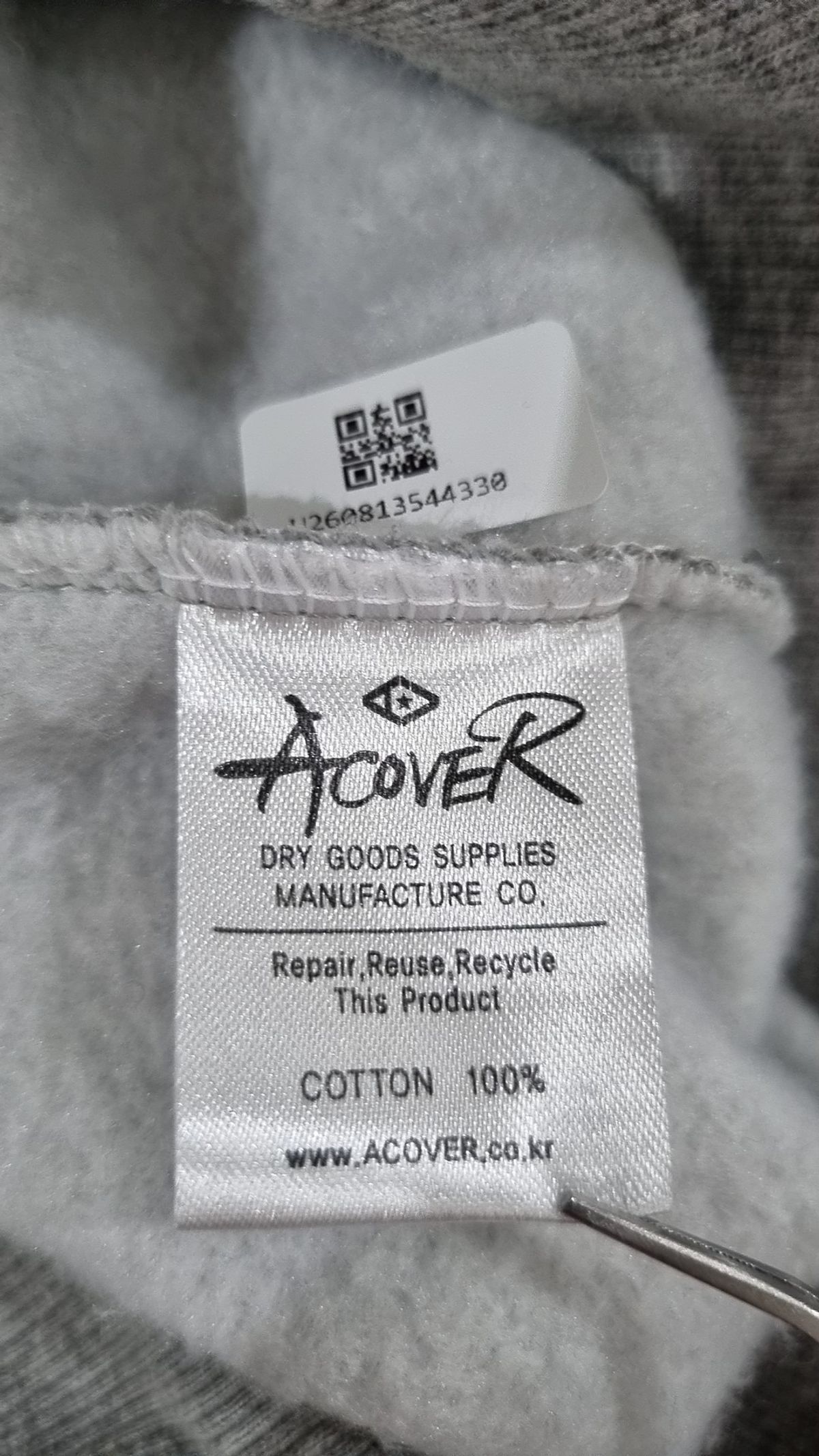어커버(ACOVER) 후드 티셔츠 XL