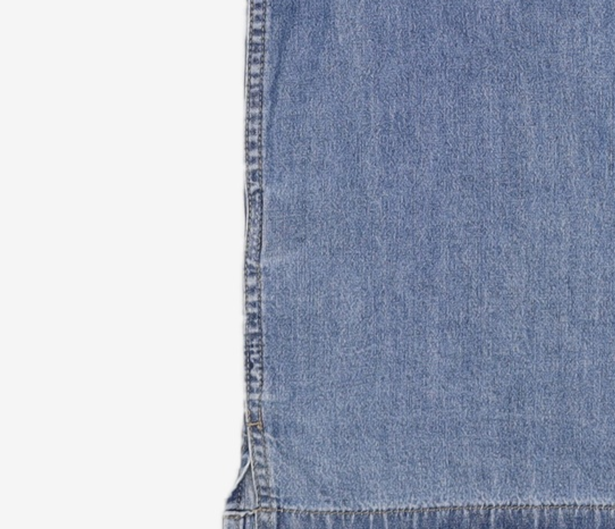 마리떼 프랑소와 저버(MARITHÉ + FRANҪOIS GIRBAUD) M HALF DENIM SHIRT light blue M