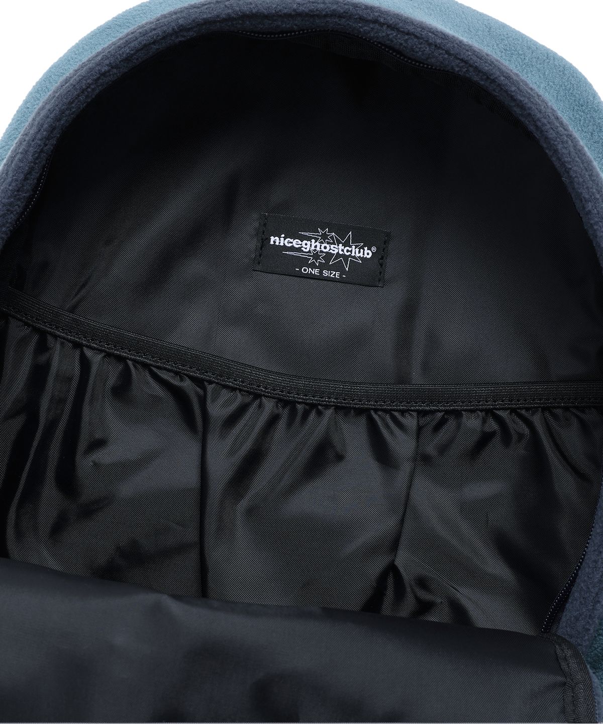 나이스고스트클럽(NICEGHOSTCLUB) COLOR BLOCK FLEECE BACKPACK_NAVY(NG2GFUAB40A)