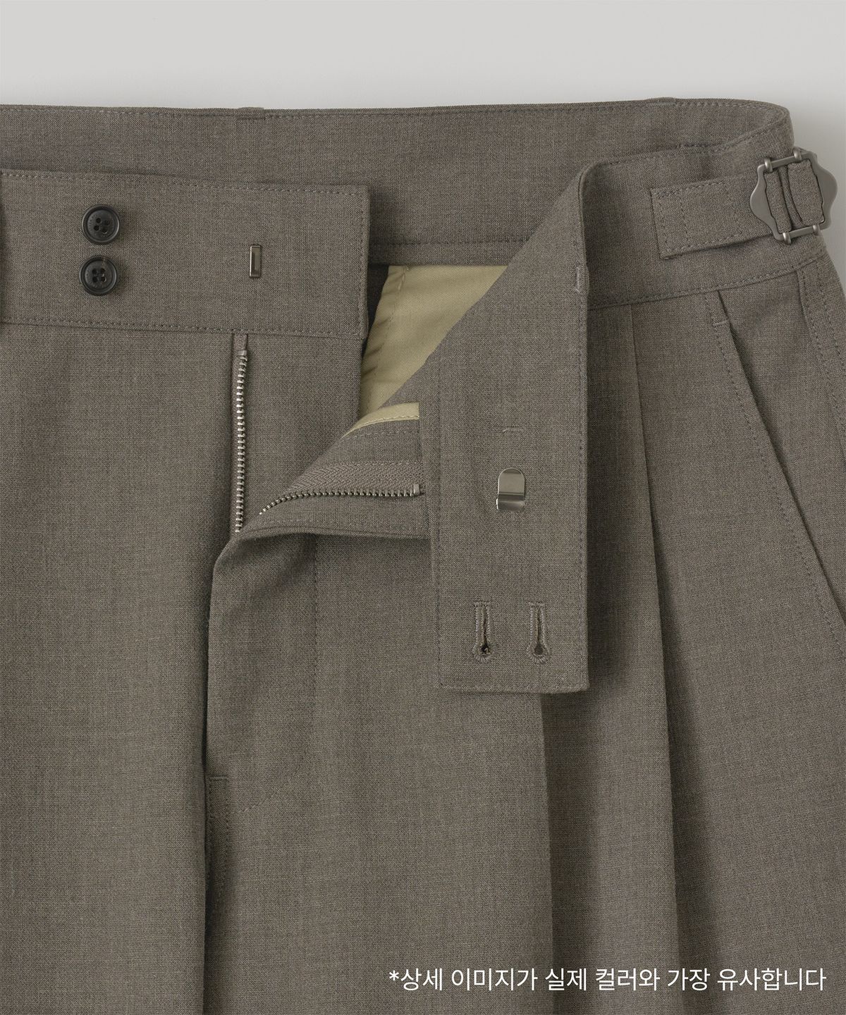 어나더 오피스(ANOTHER OFFICE) [AW] Santiago Slacks (Khaki Brown)