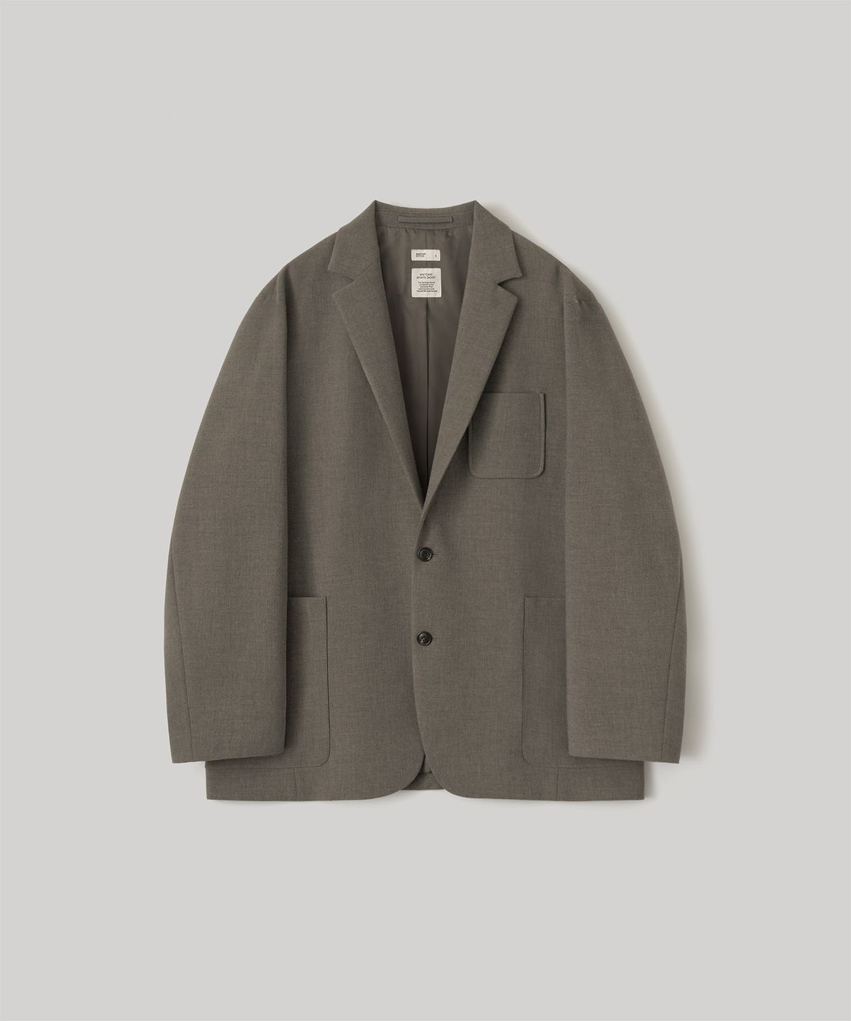 어나더 오피스(ANOTHER OFFICE) [AW] Santiago Sports Jacket (Khaki Brown)
