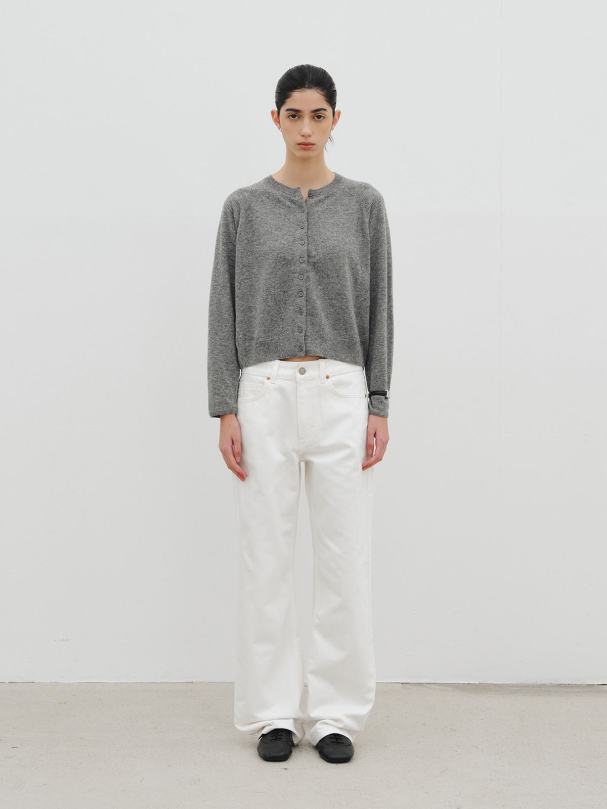 리플레인(REPLAIN) STRAIGHT DENIM PANTS_OFF WHITE