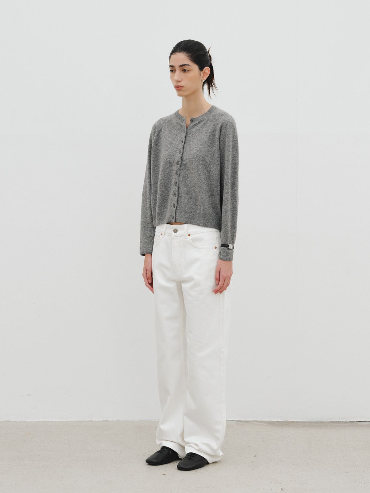 리플레인(REPLAIN) STRAIGHT DENIM PANTS_OFF WHITE