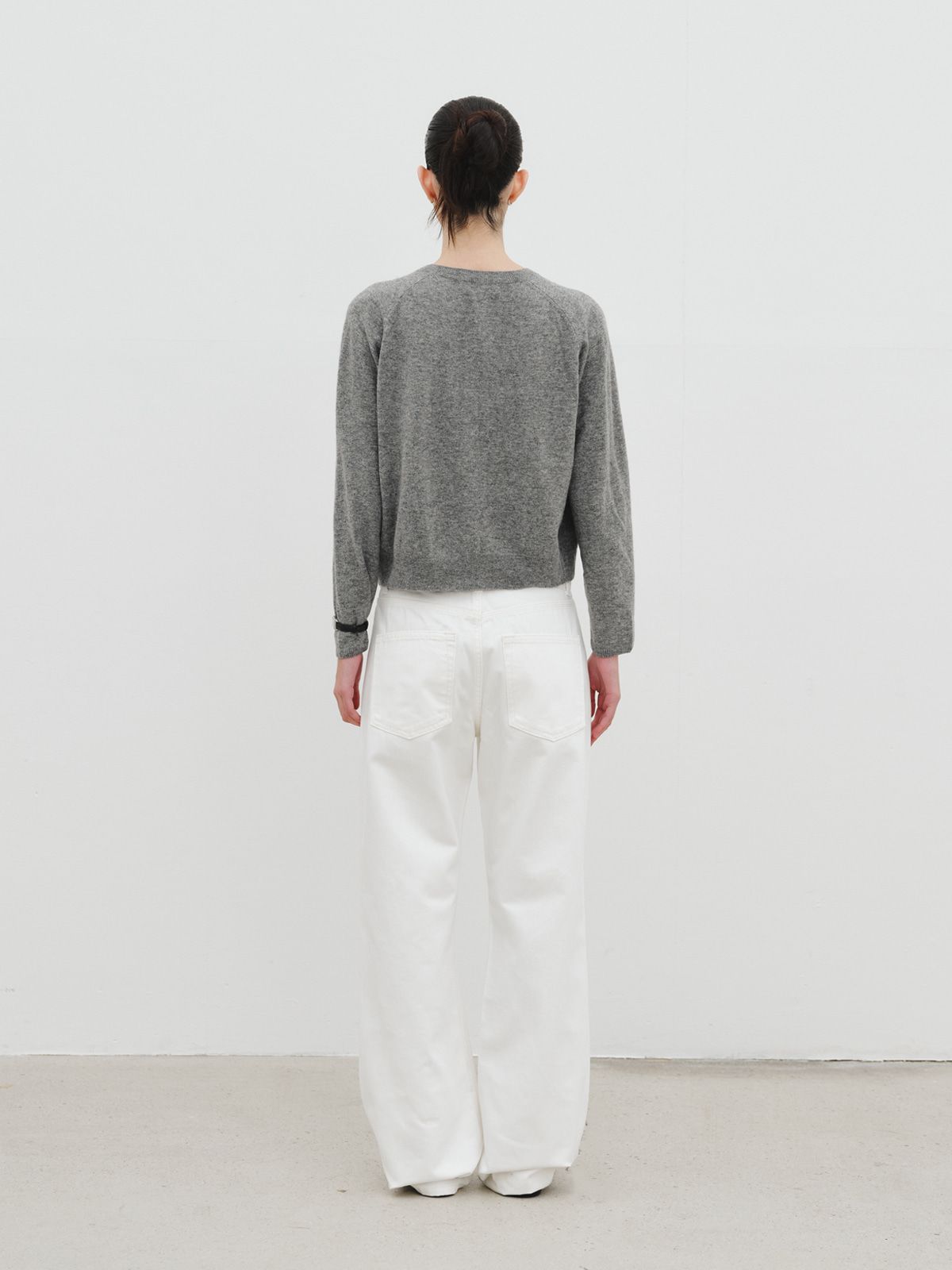 리플레인(REPLAIN) STRAIGHT DENIM PANTS_OFF WHITE