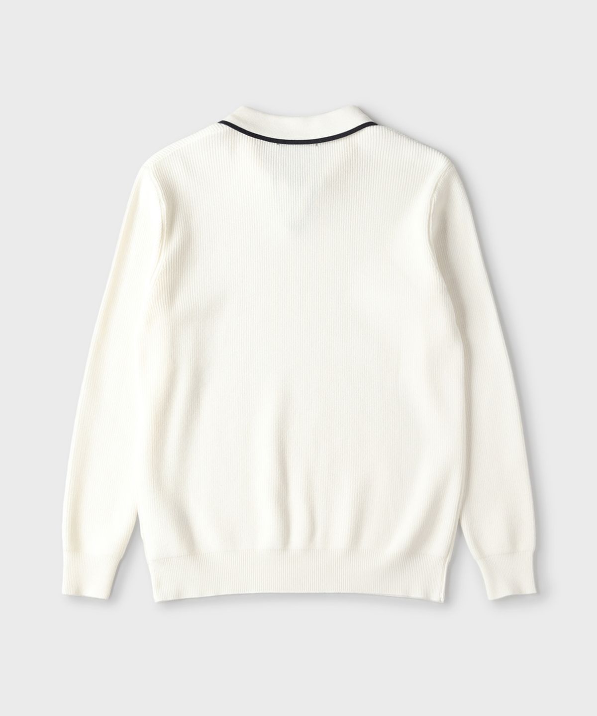 빠니깔레(PANICALE) 아이보리 조니 칼라 폴로 니트