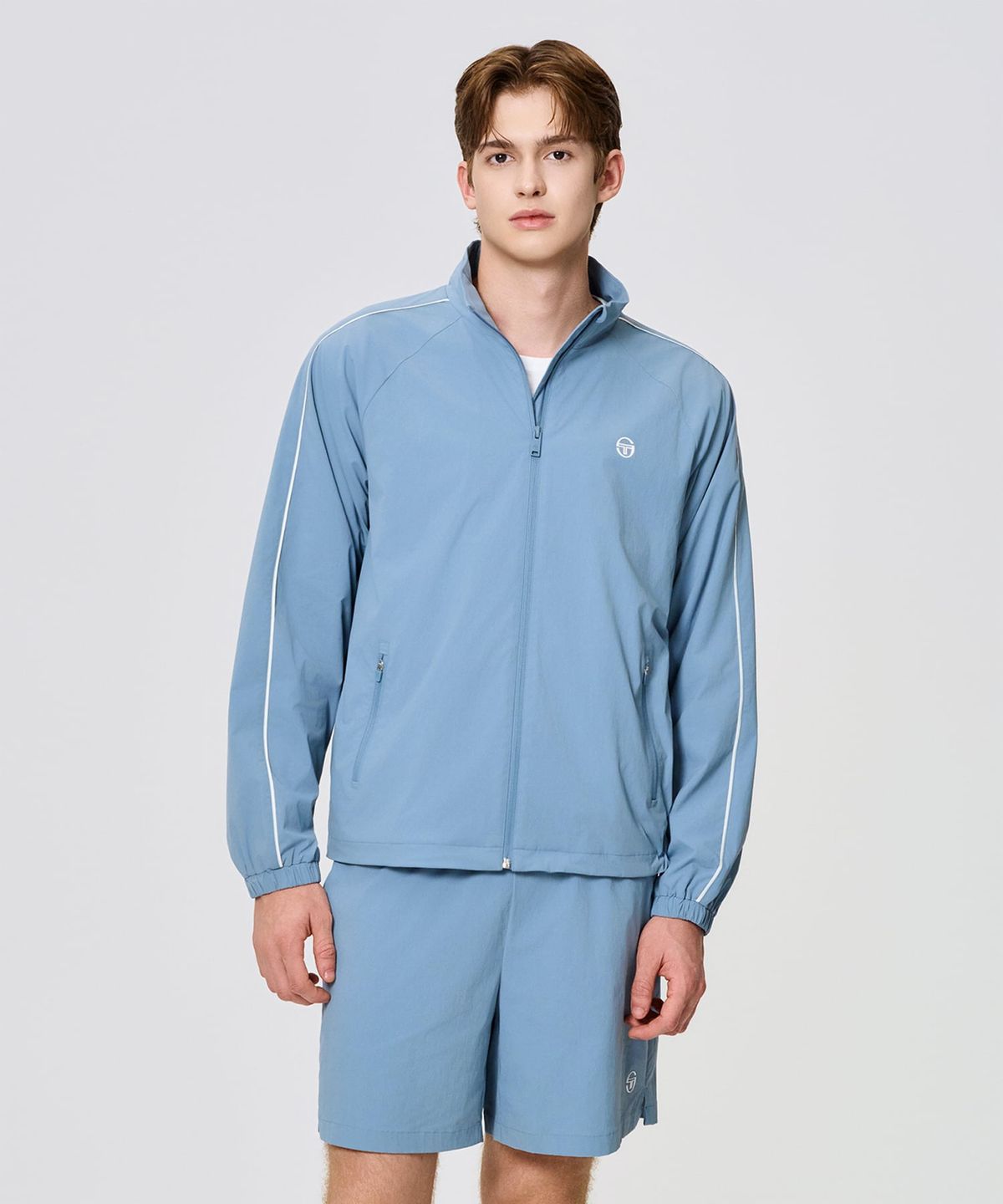 세르지오 타키니(SERGIO TACCHINI) M 우븐 바람막이 (Indigo)