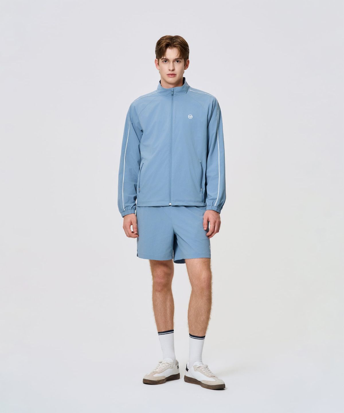 세르지오 타키니(SERGIO TACCHINI) M 우븐 바람막이 (Indigo)