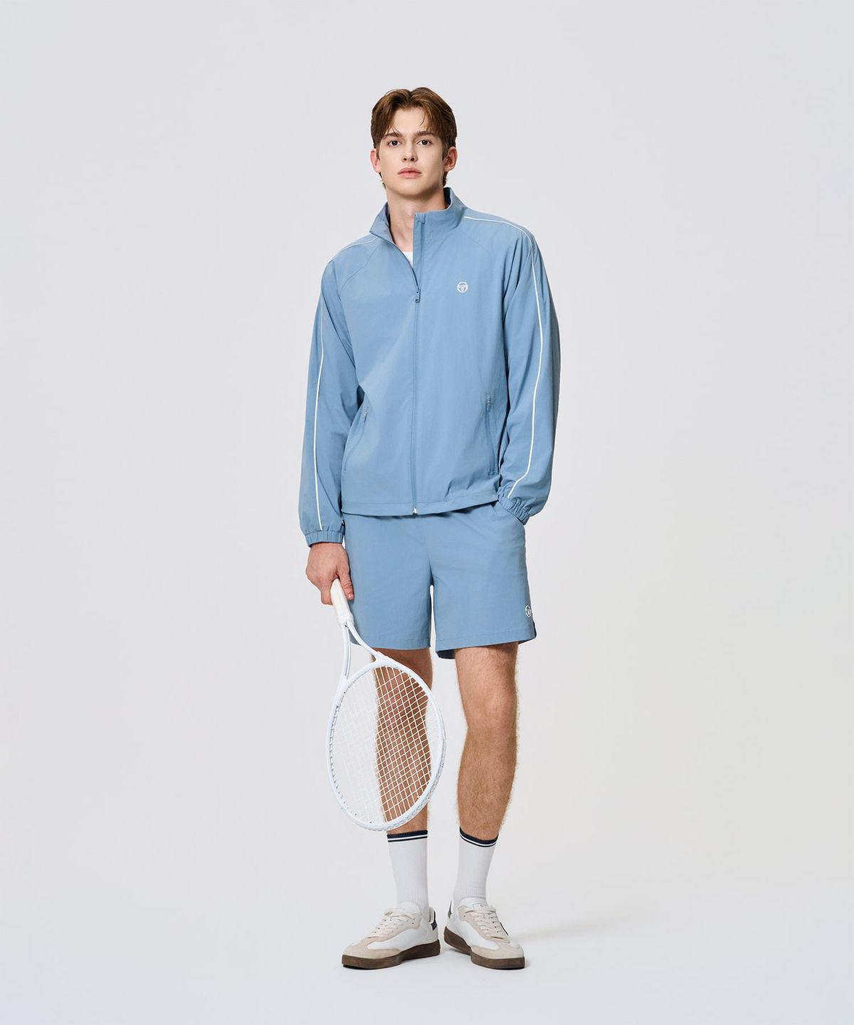 세르지오 타키니(SERGIO TACCHINI) M 우븐 바람막이 (Indigo)
