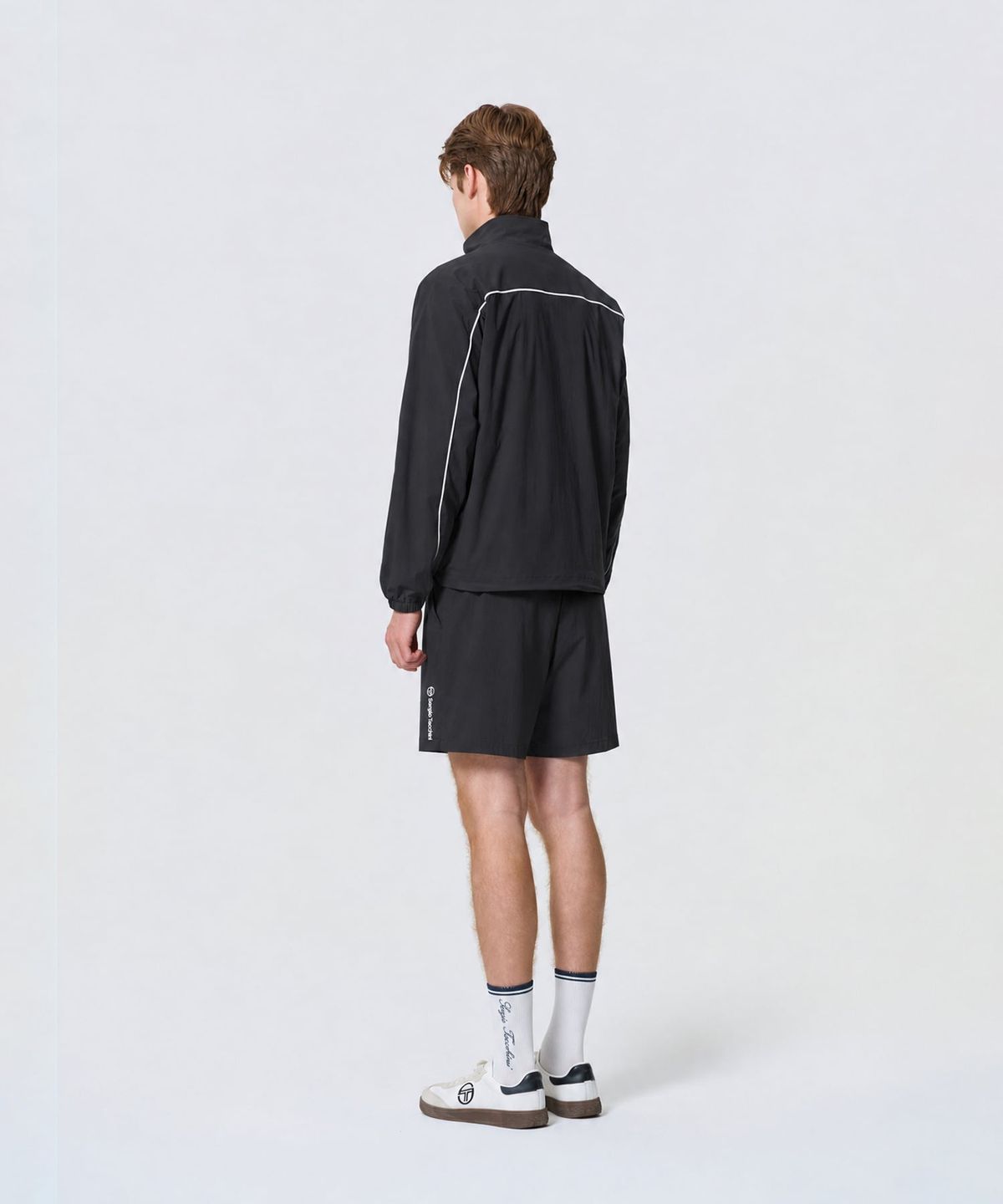 세르지오 타키니(SERGIO TACCHINI) M 우븐 바람막이 (Black)
