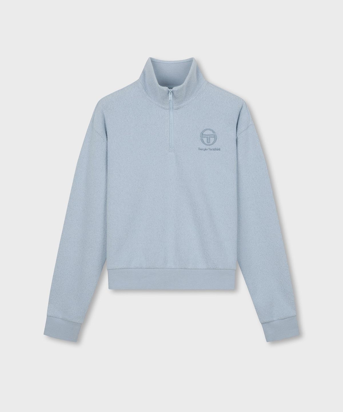 세르지오 타키니(SERGIO TACCHINI) W 테리플리스 아트웍 하프집 (L.Indigo)