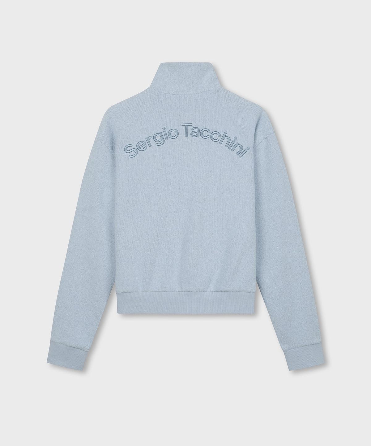 세르지오 타키니(SERGIO TACCHINI) W 테리플리스 아트웍 하프집 (L.Indigo)