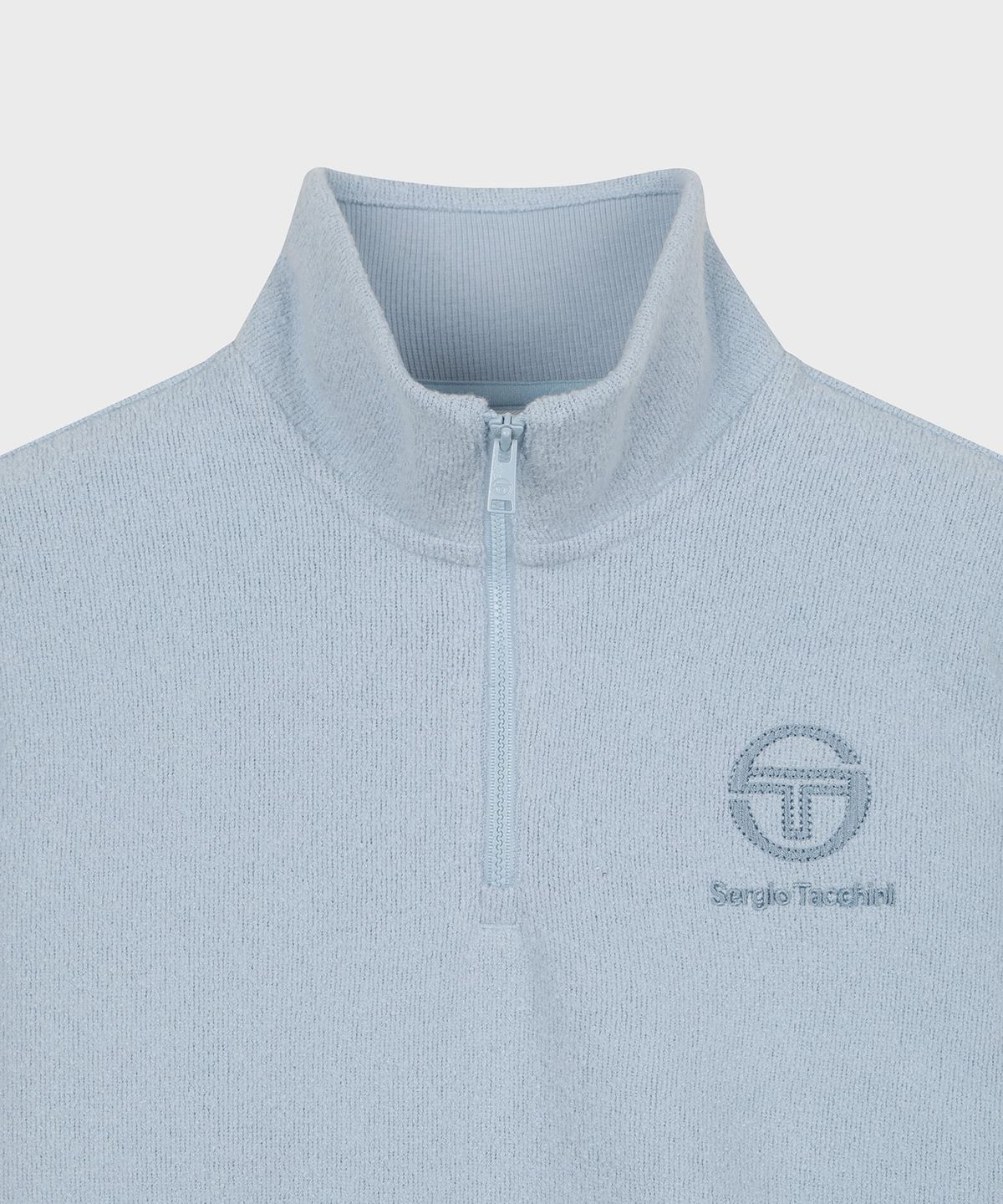 세르지오 타키니(SERGIO TACCHINI) W 테리플리스 아트웍 하프집 (L.Indigo)