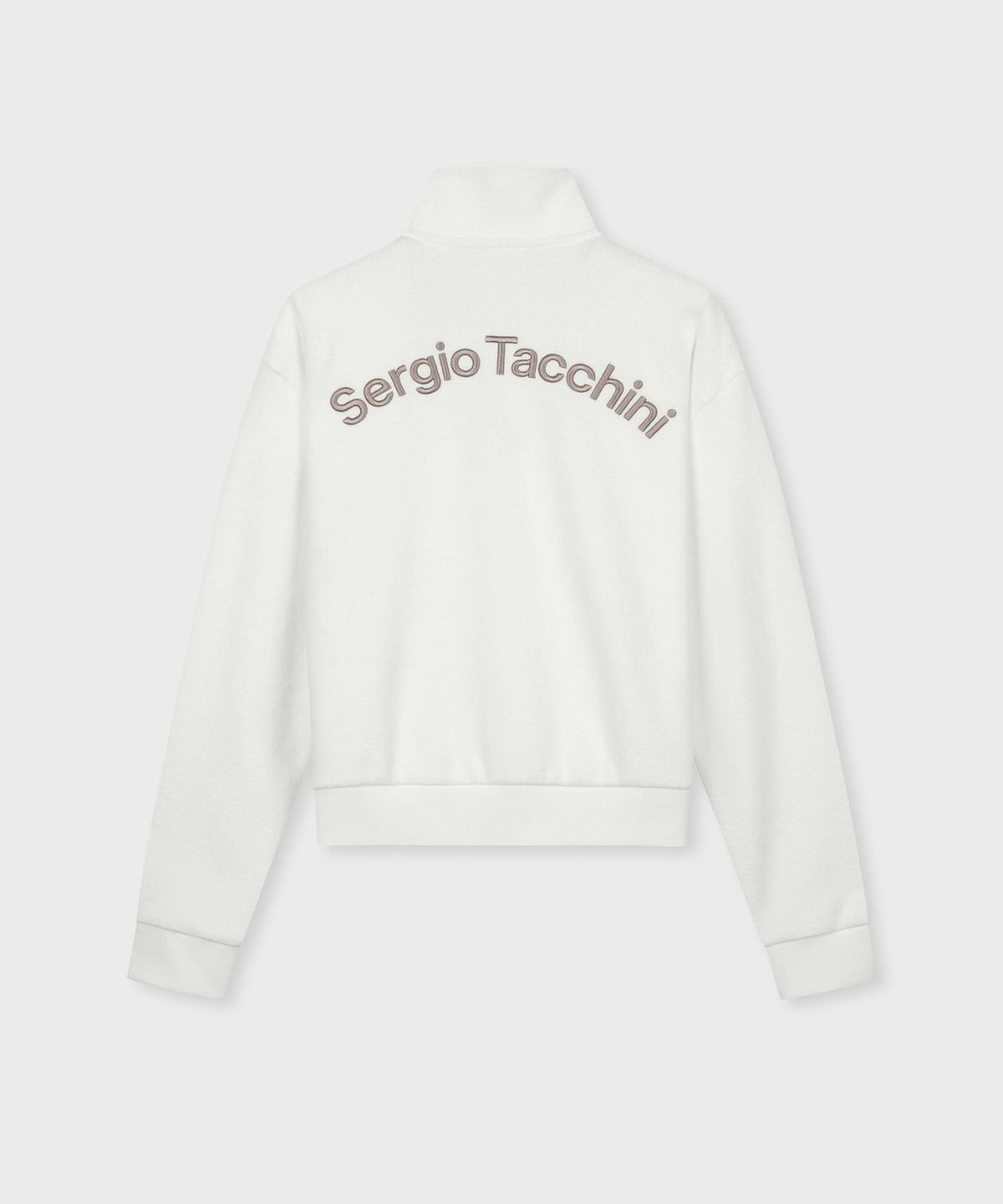 세르지오 타키니(SERGIO TACCHINI) W 테리플리스 아트웍 하프집 (Ivory)