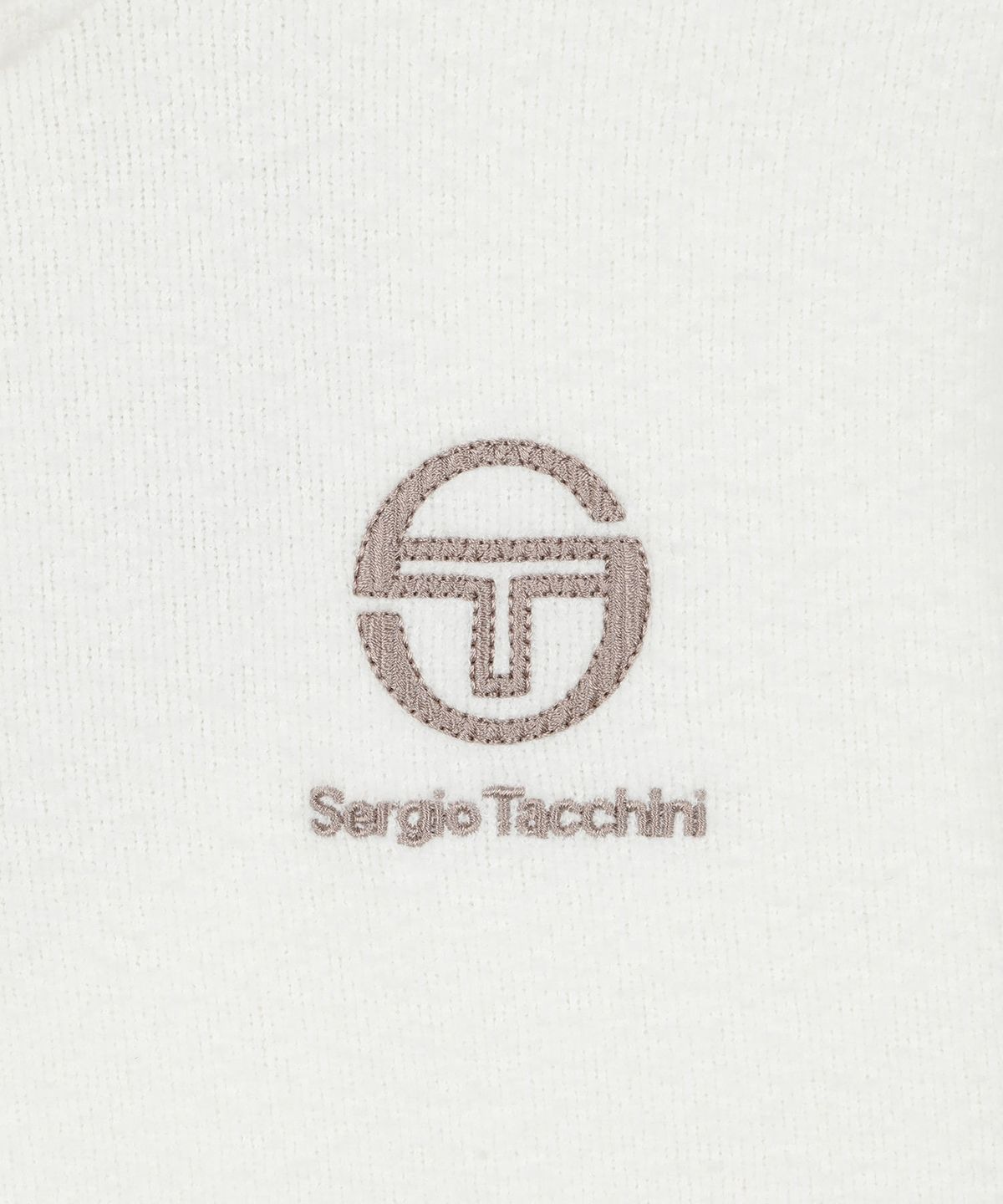 세르지오 타키니(SERGIO TACCHINI) W 테리플리스 아트웍 하프집 (Ivory)