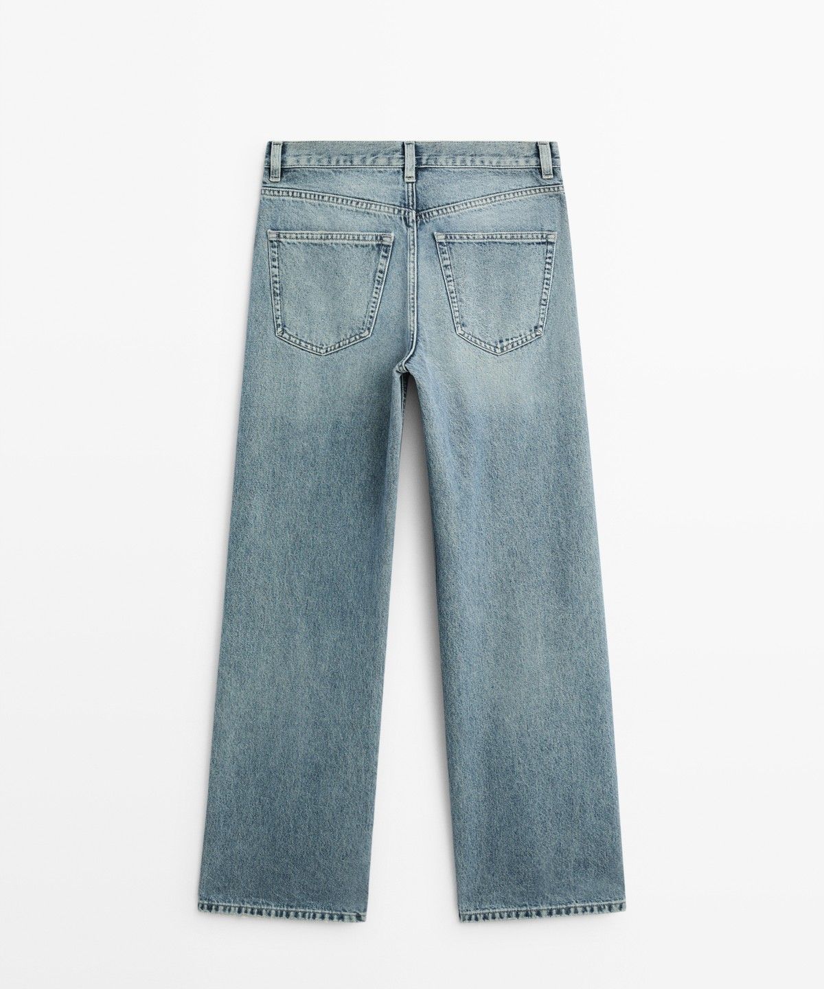 마시모두띠(MASSIMO DUTTI) 하이라이즈 와이드 레그 진