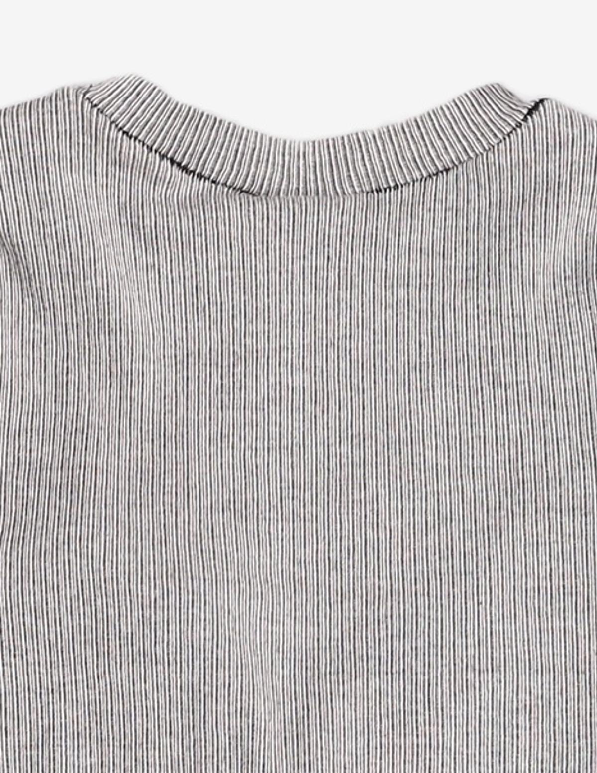 후포(HOOPOE) hoopoe rib long sleeve t-shirt_black snow M