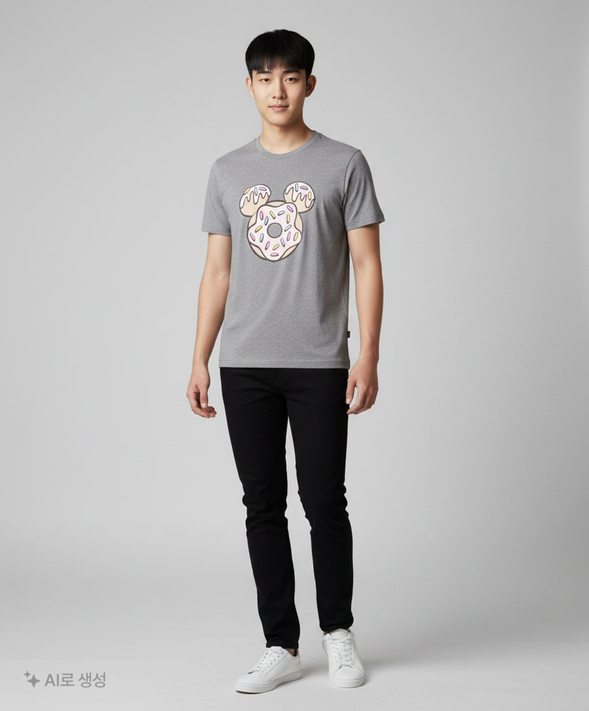 유니클로 x 디즈니(UNIQLO x Disney) 반소매 티셔츠 L