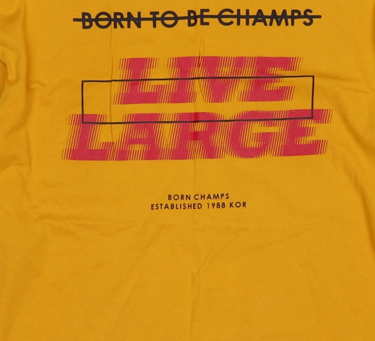 본챔스(BORN CHAMPS) [1+1] 본챔스 DEFORM LAYERED TEE L