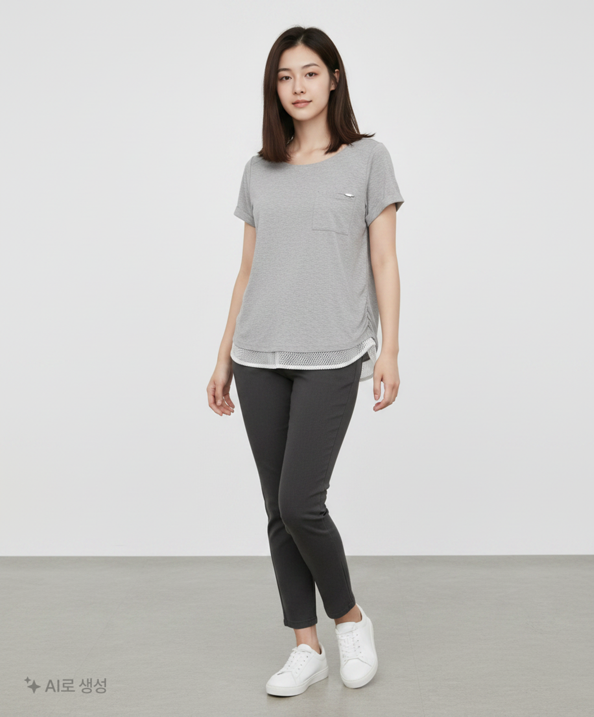 올리브 데 올리브(OLIVE DES OLIVE) 반소매 티셔츠 L