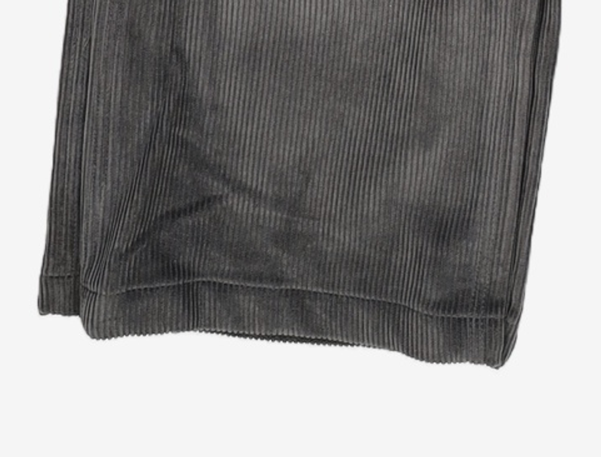 이에이(IEY) HYBRID OVER PANTS Charcoal L