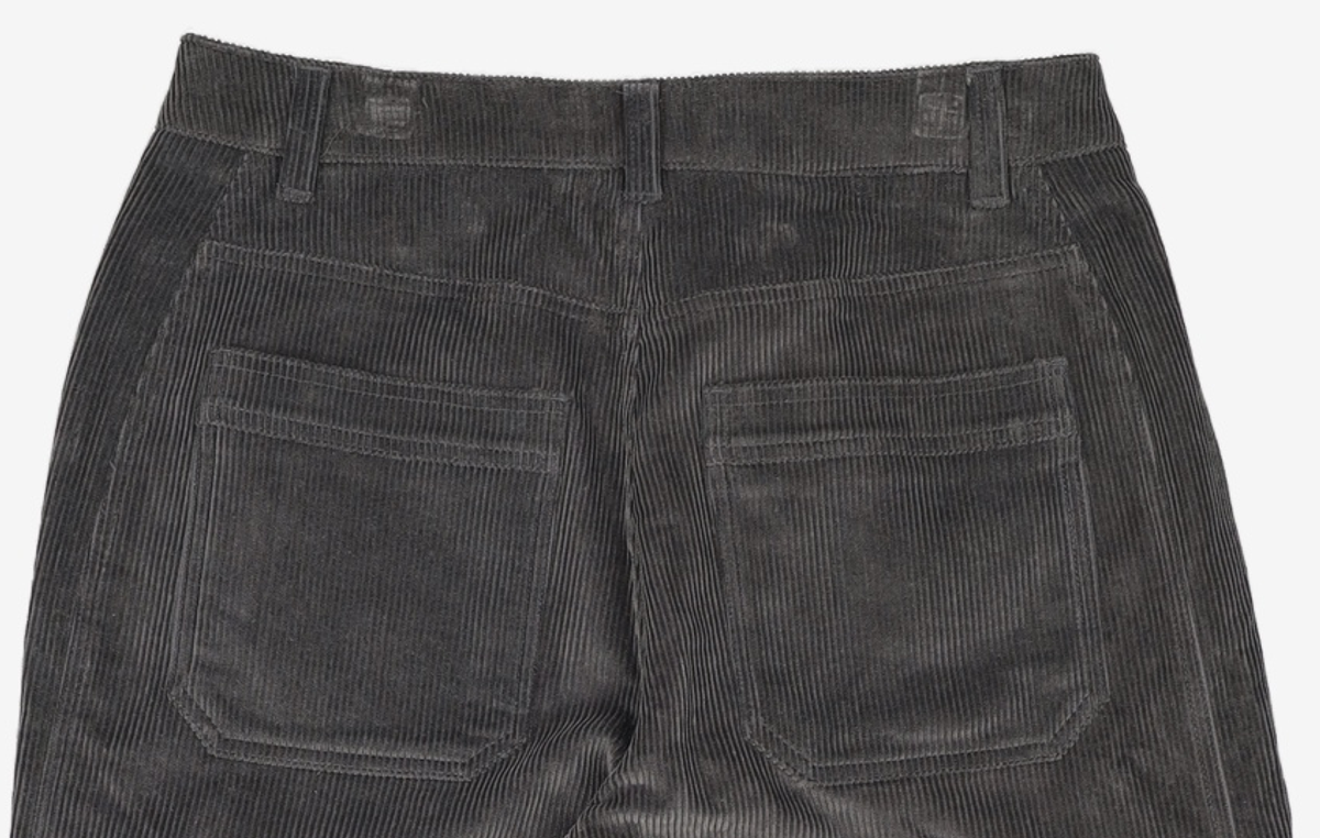 이에이(IEY) HYBRID OVER PANTS Charcoal L