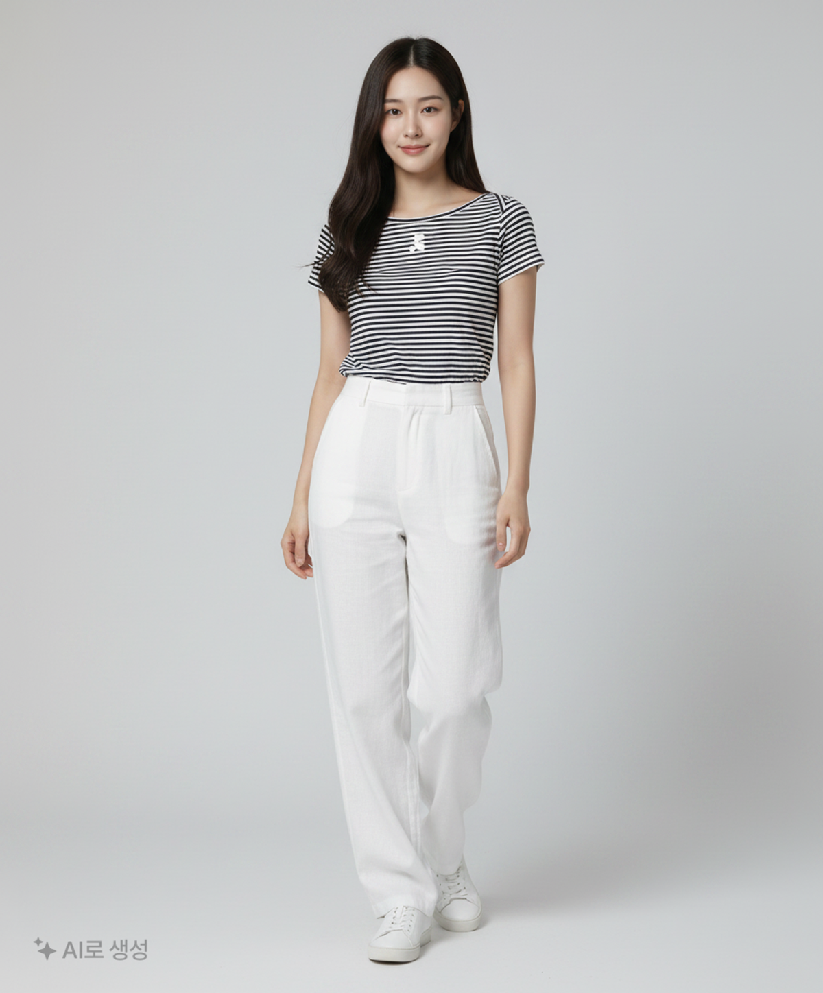 레스트앤레크레이션(REST&RECREATION) STRIPE LIP NECK T-SHIRT - BROWN ONESIZE
