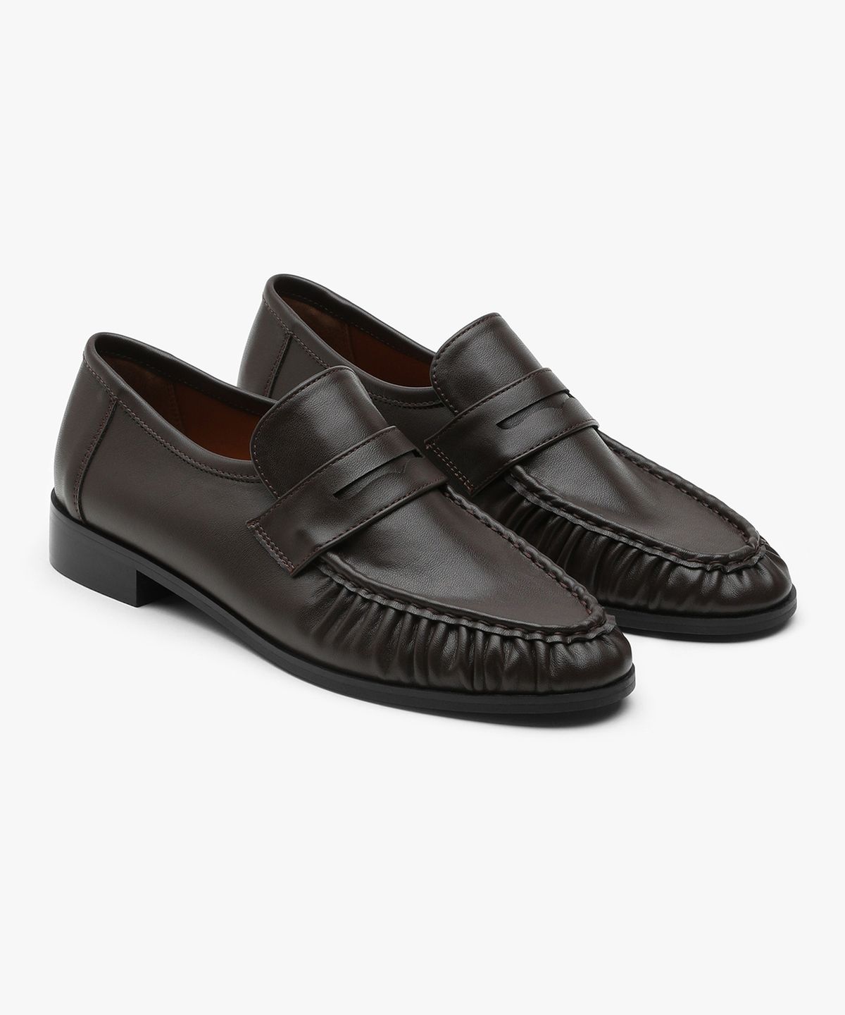 에퓨레(EPURE) ROHA Pleats Penny Loafers (3color)