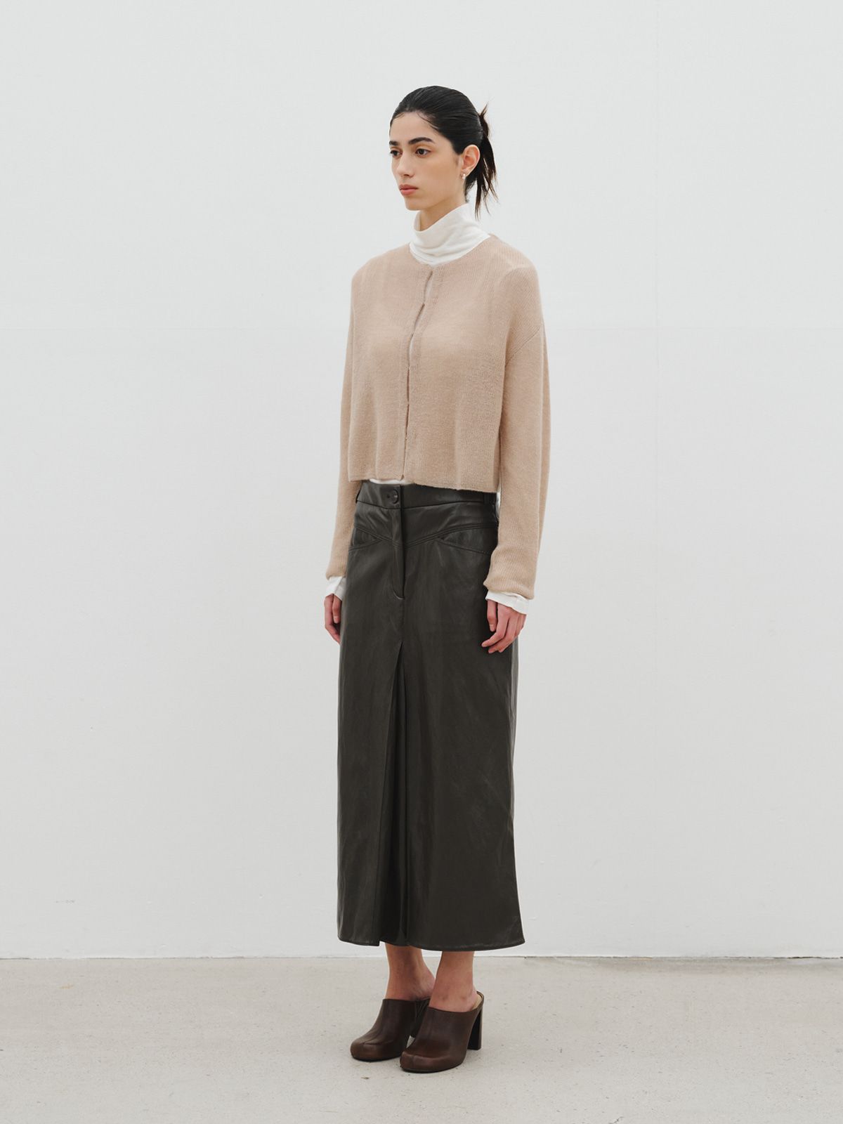 리플레인(REPLAIN) HAIRY HOOK CARDIGAN_OATMEAL