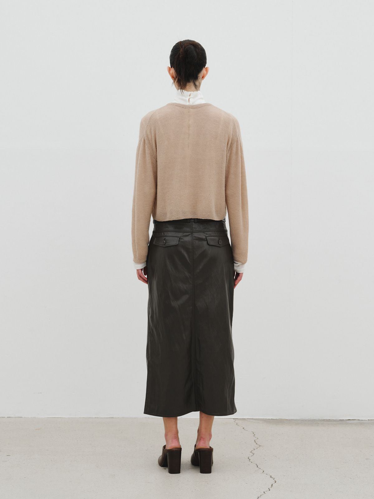 리플레인(REPLAIN) HAIRY HOOK CARDIGAN_OATMEAL