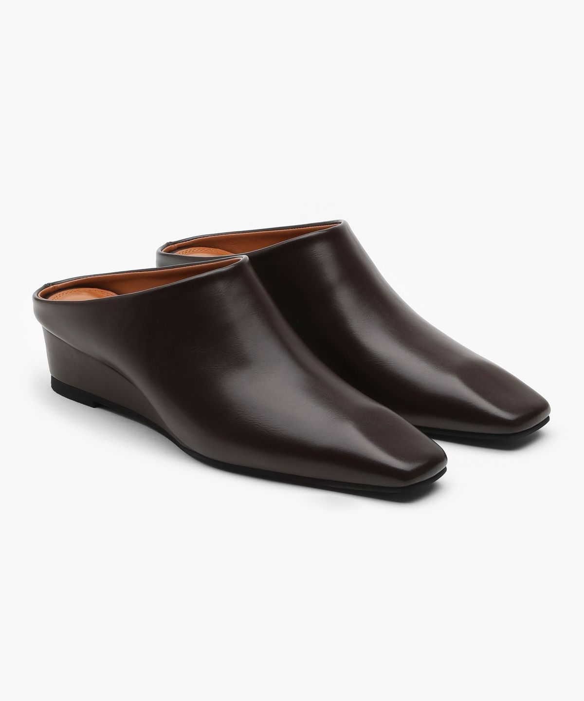 에퓨레(EPURE) NOBEL Square Wedge Mules (3color)
