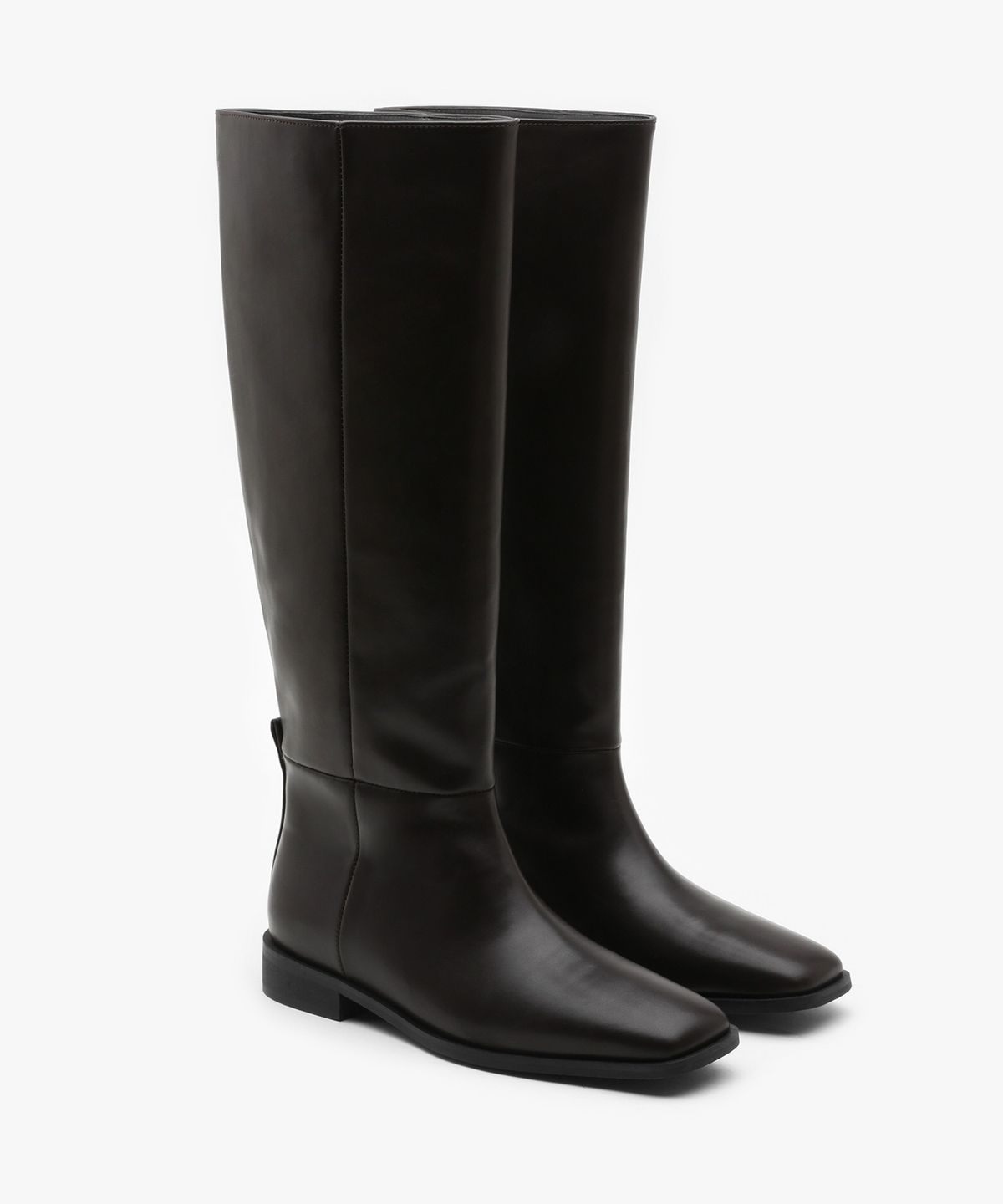 에퓨레(EPURE) LESS Square Long Boots (2color)