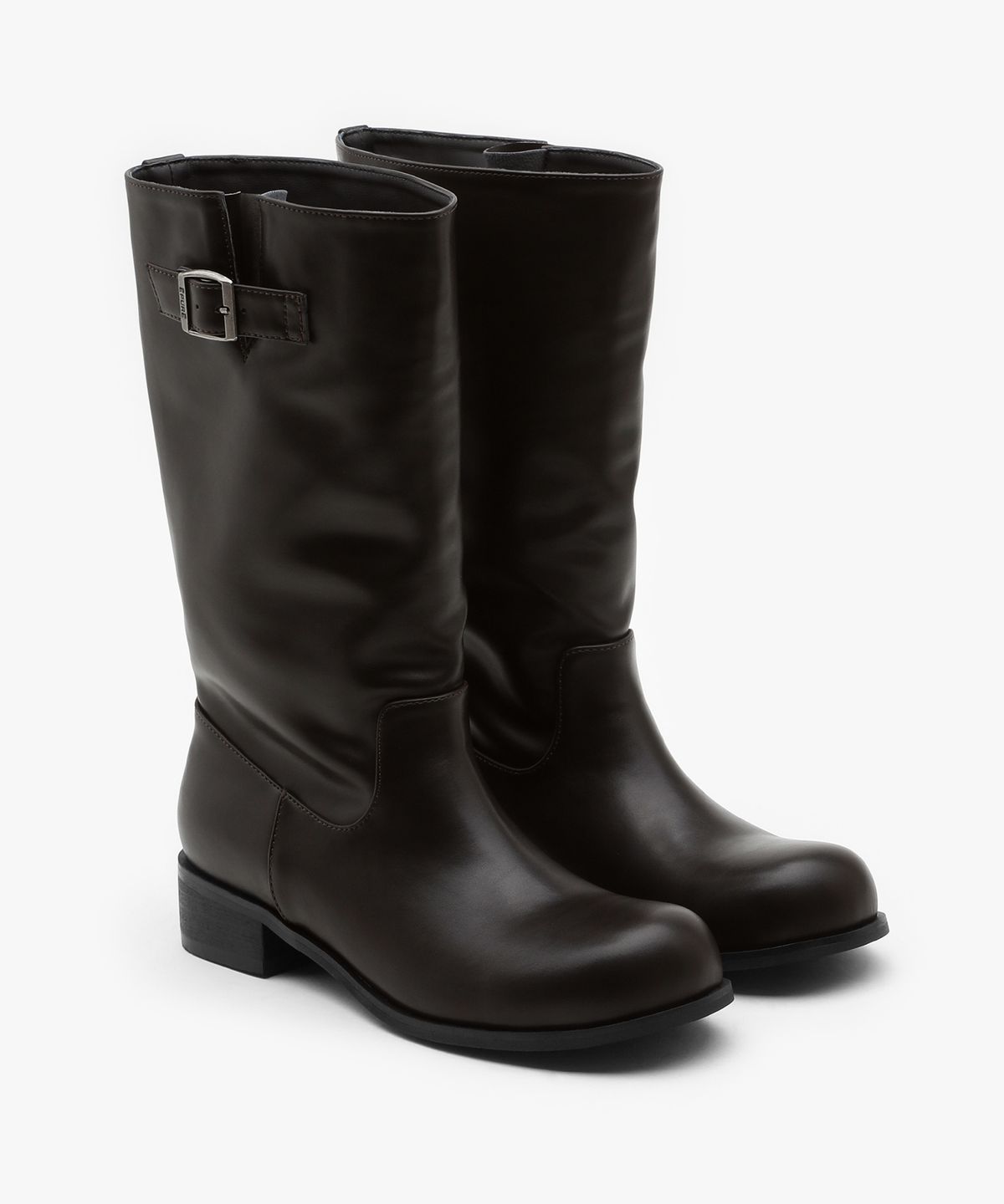 에퓨레(EPURE) NUEN Buckle Middle Boots (2color)