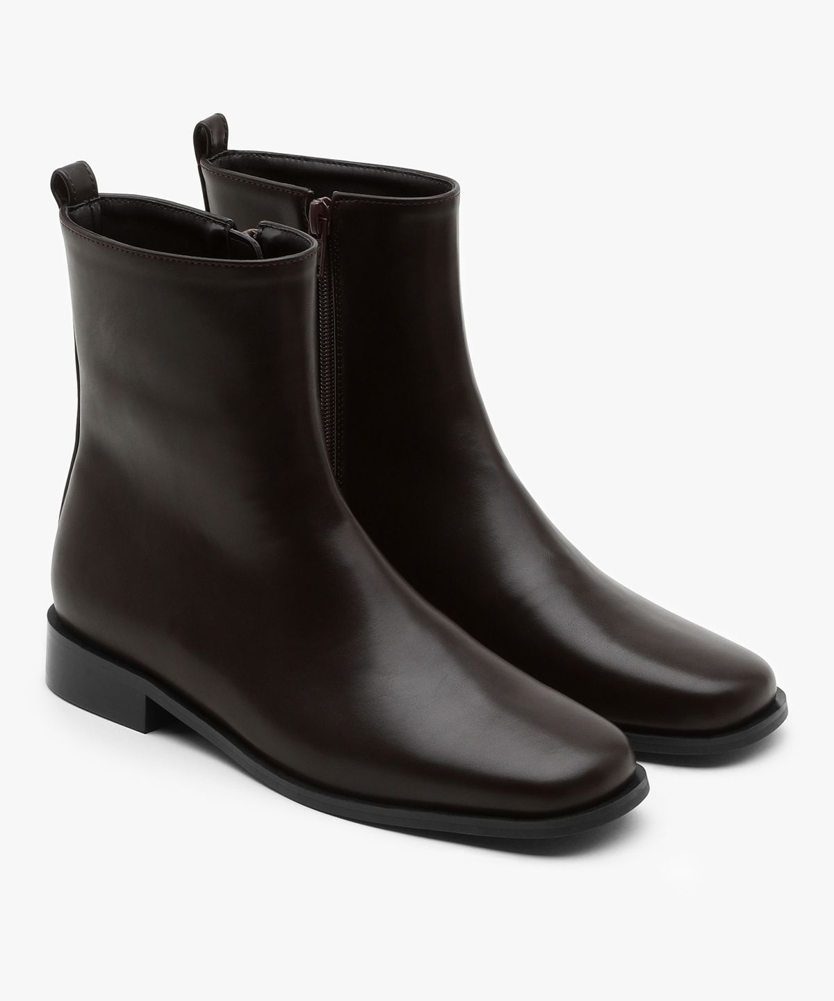 에퓨레(EPURE) VINO Square Ankle Boots (2color)