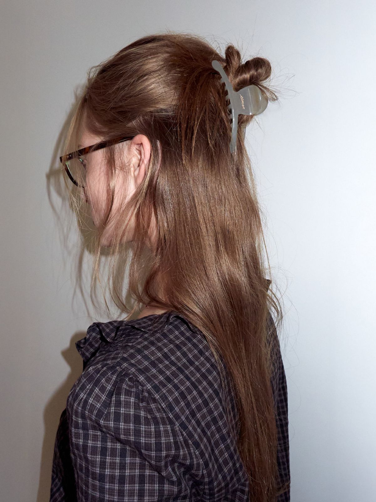 에트몽(ETMON) Hair Claw Clip, Olive Green