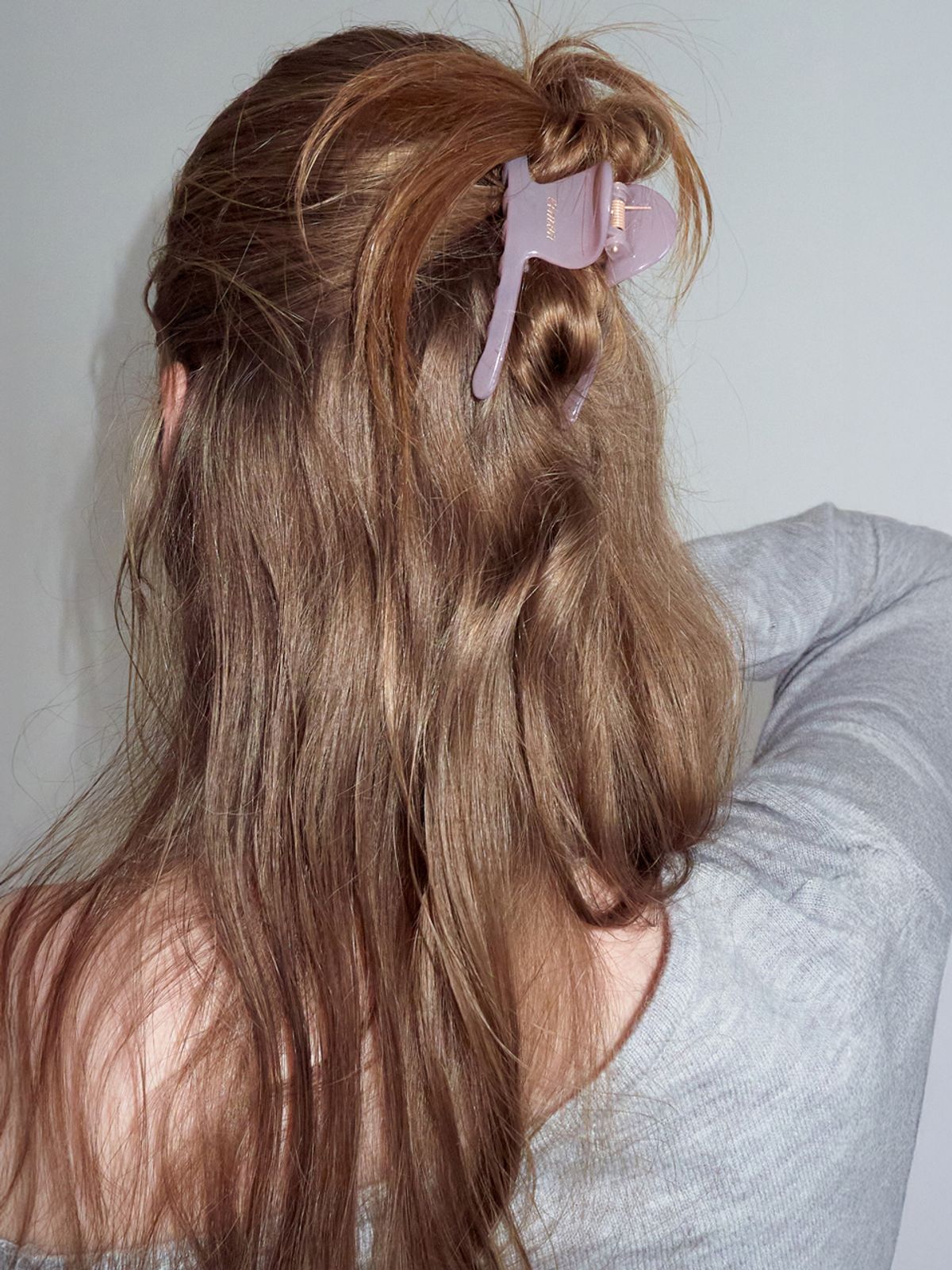 에트몽(ETMON) Hair Claw Clip, Mauve Pink