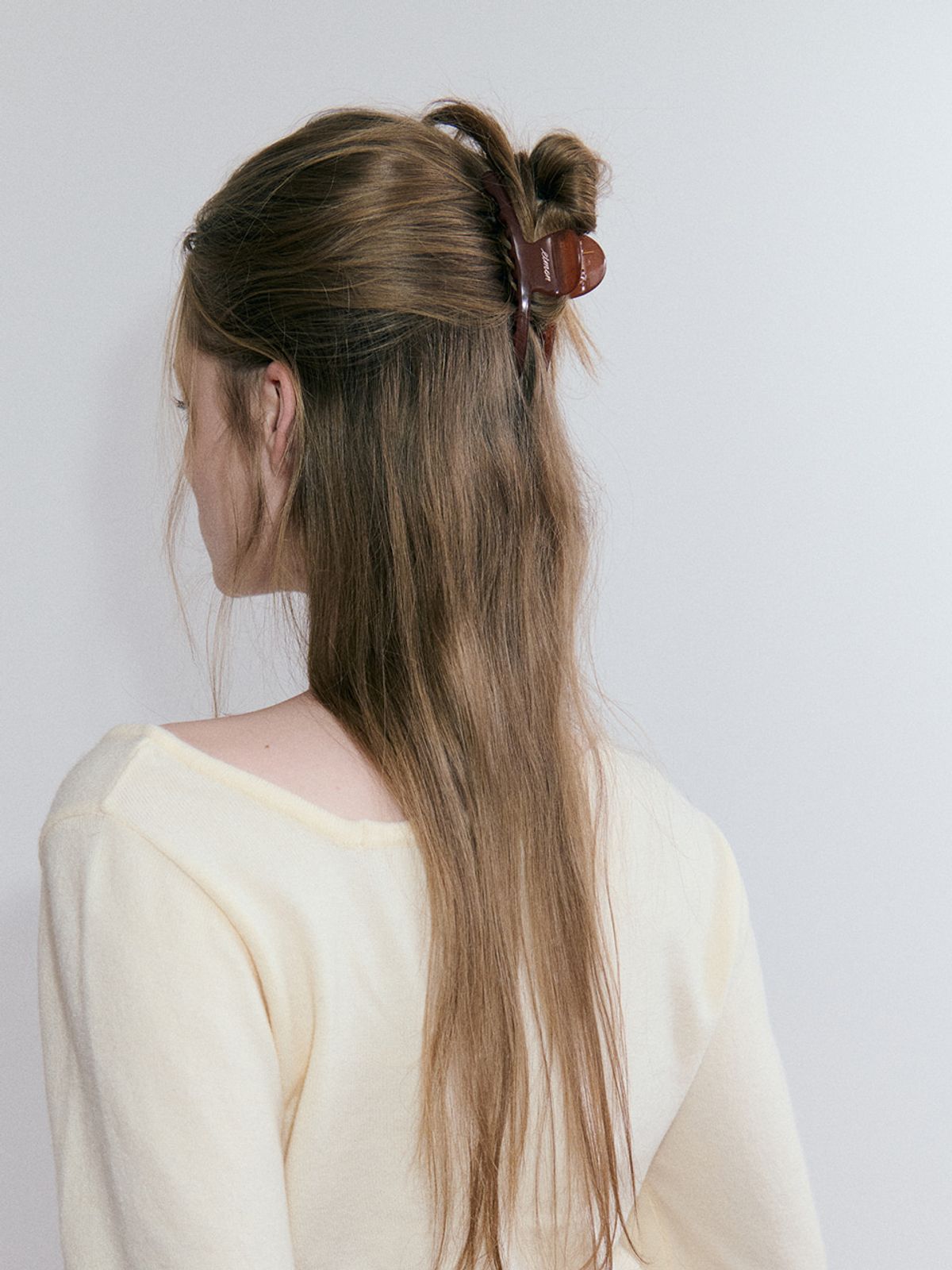 에트몽(ETMON) Hair Claw Clip, Brown