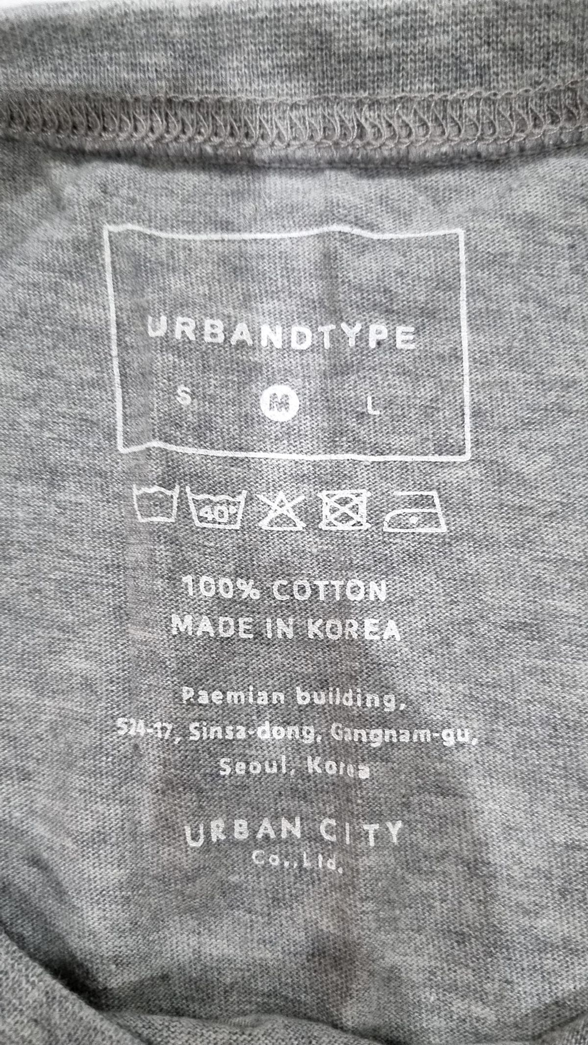 어반디타입(URBANDTYPE) 반소매 티셔츠 M