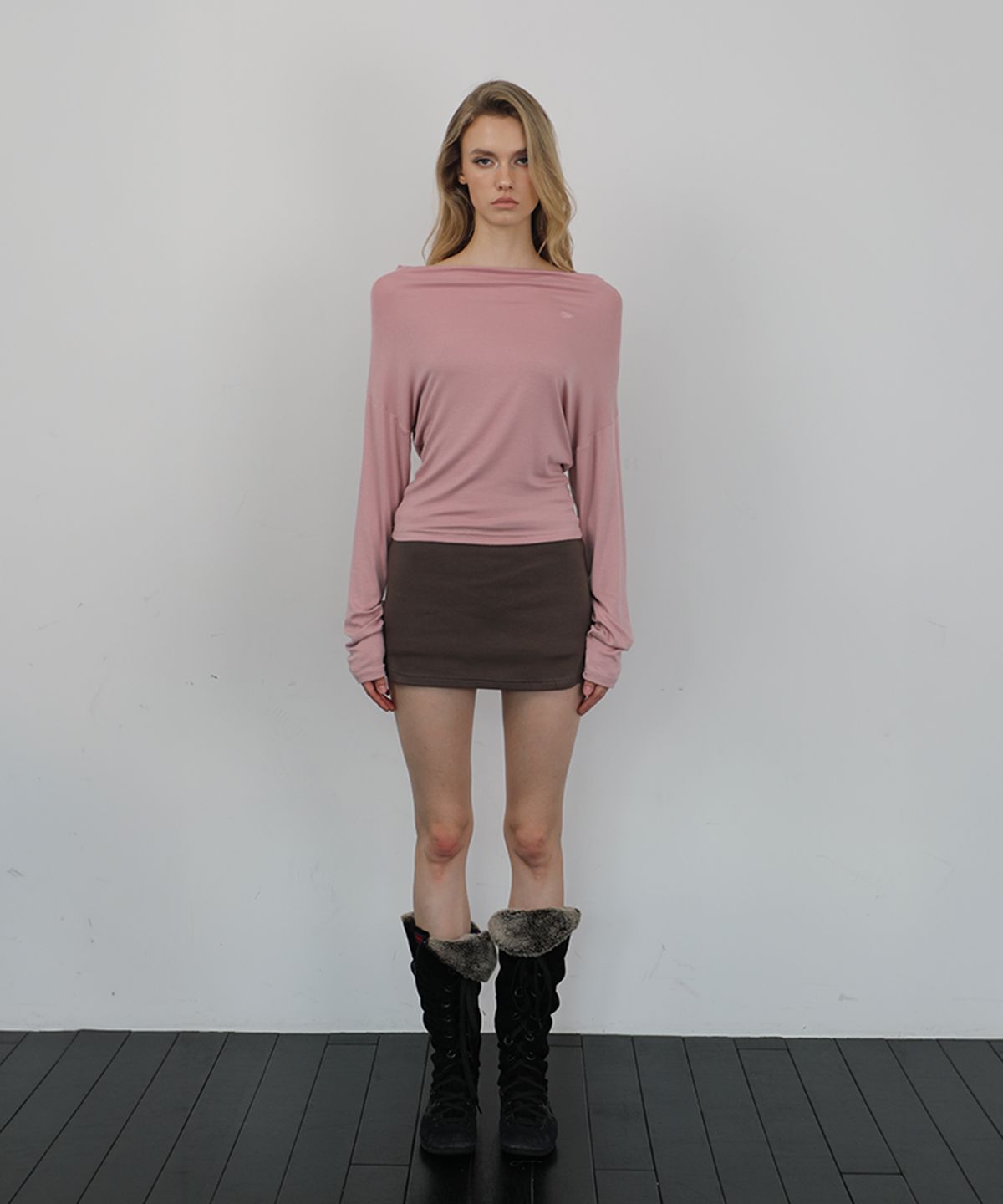 웨이브걸(WAVEGIRL) Alex Off Shoulder T Shirts (5color)