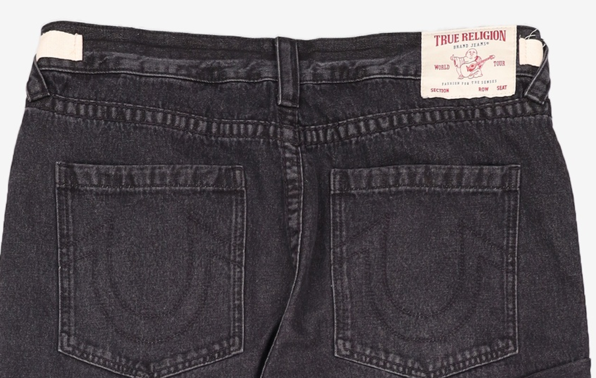 트루릴리젼(TRUERELIGION) BULLET POCKET DENIM PANTS BLACK 36