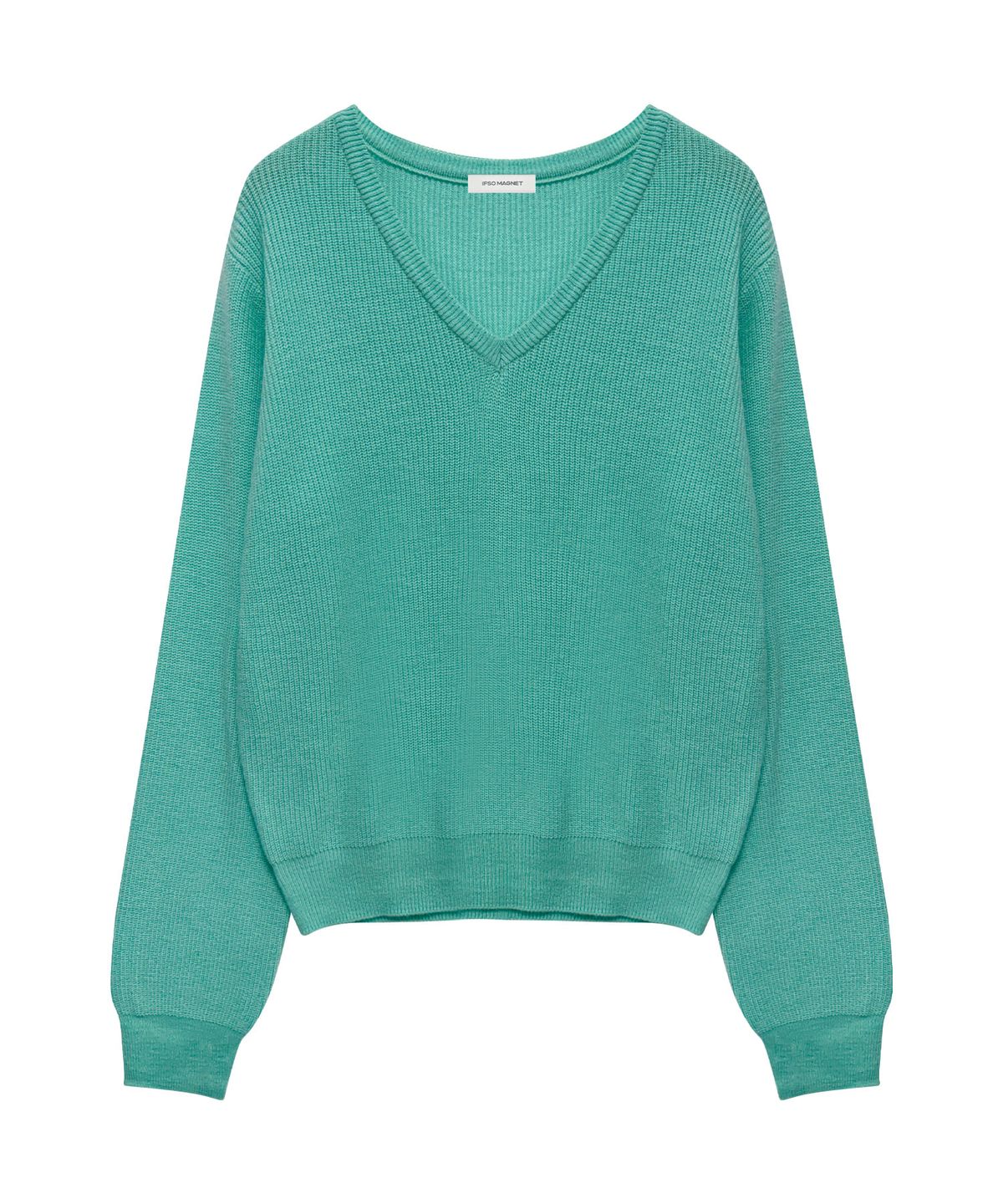 이프소마그넷(IFSO MAGNET) Loose Fit V-neck Knit- MINT