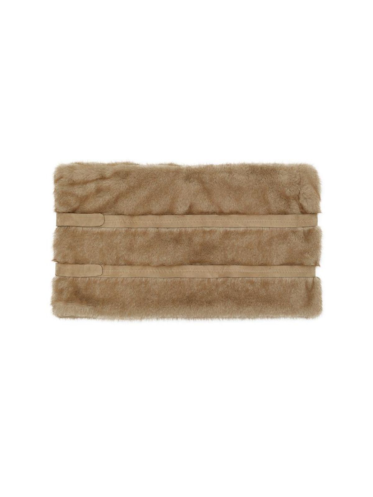 글로니(GLOWNY) FLUFFY BELT SKIRT (BEIGE)
