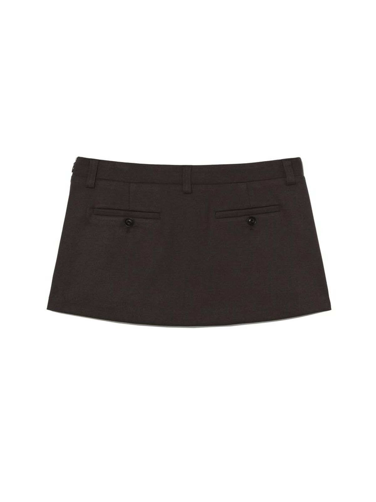 글로니(GLOWNY) POLLY WRAP SKORT (DARK BROWN)