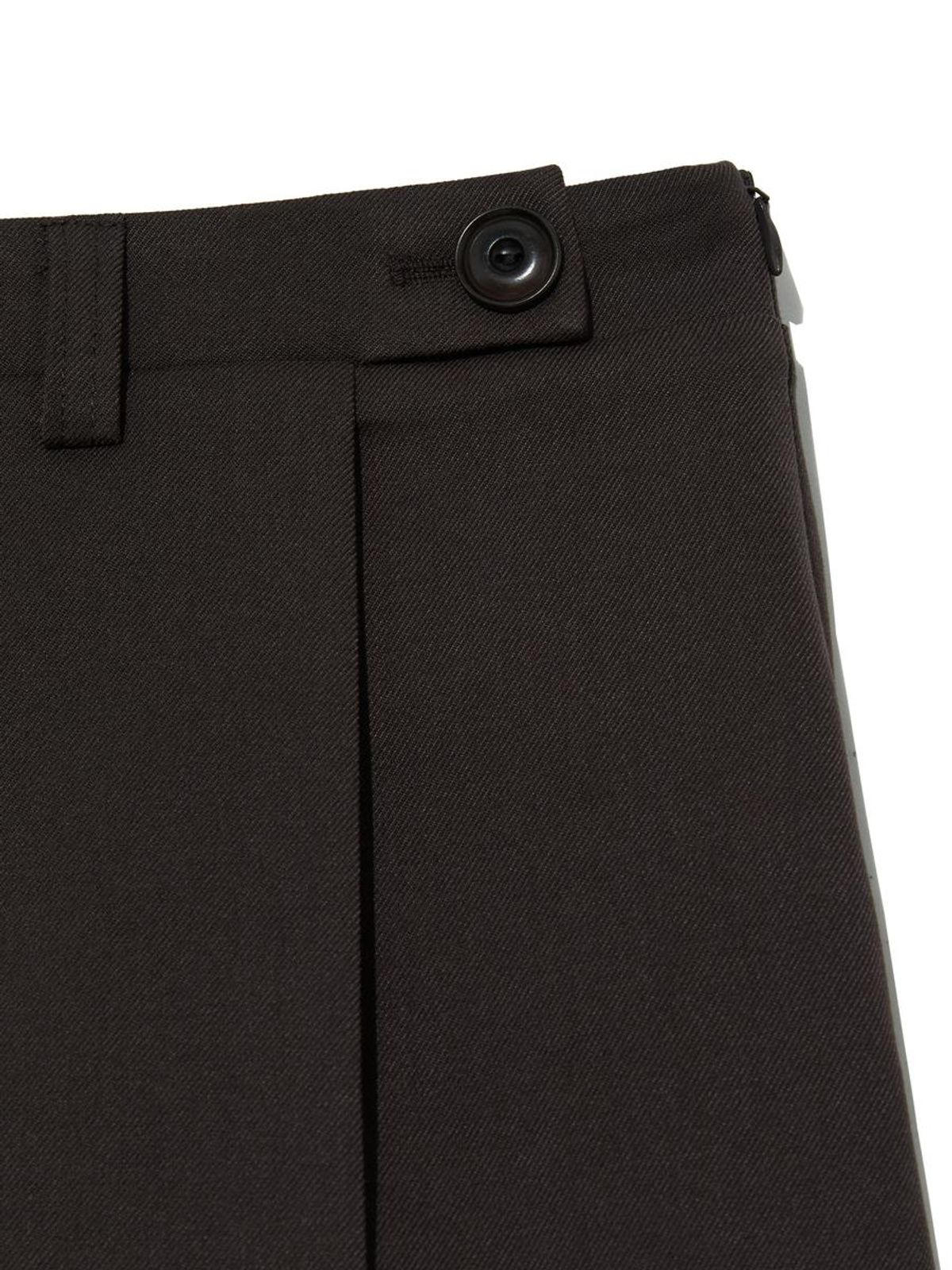글로니(GLOWNY) POLLY WRAP SKORT (DARK BROWN)