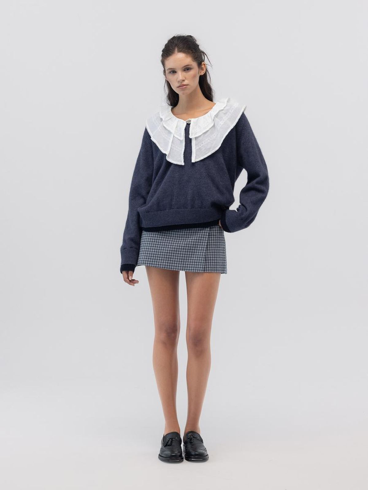글로니(GLOWNY) POLLY WRAP SKORT (BLUE)