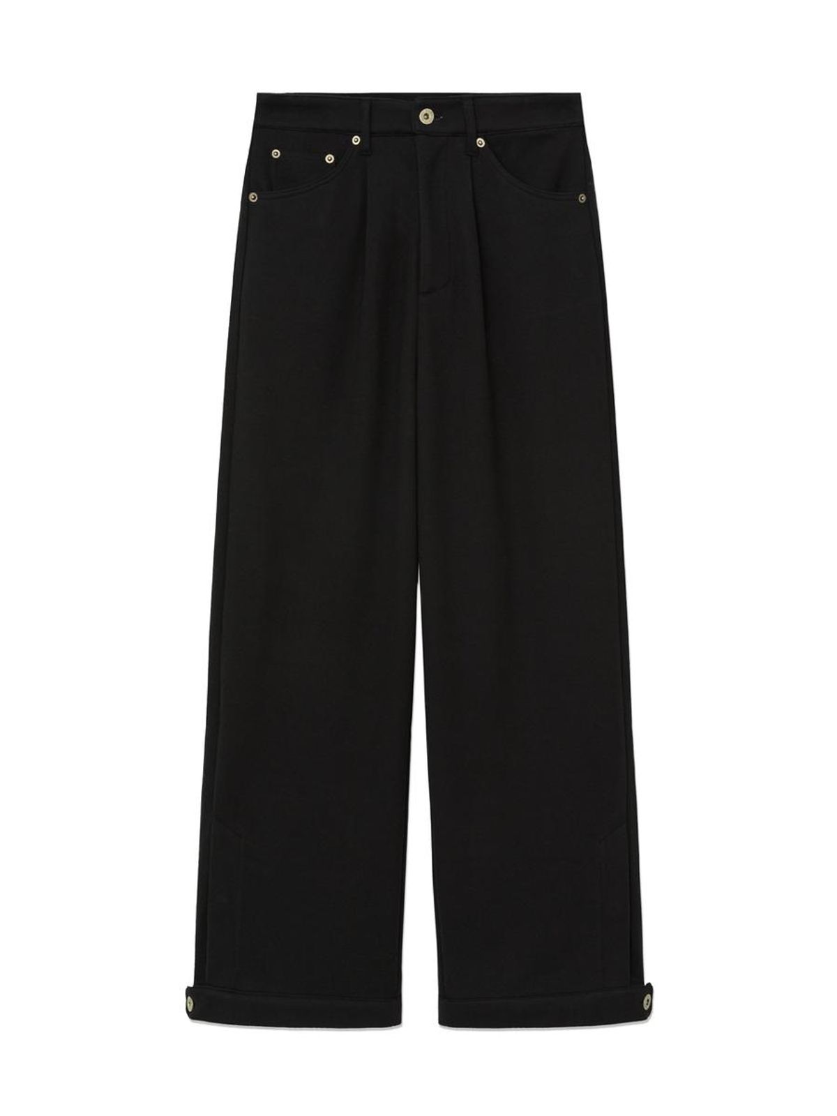 글로니(GLOWNY) COMMA JERSEY PANTS (BLACK)