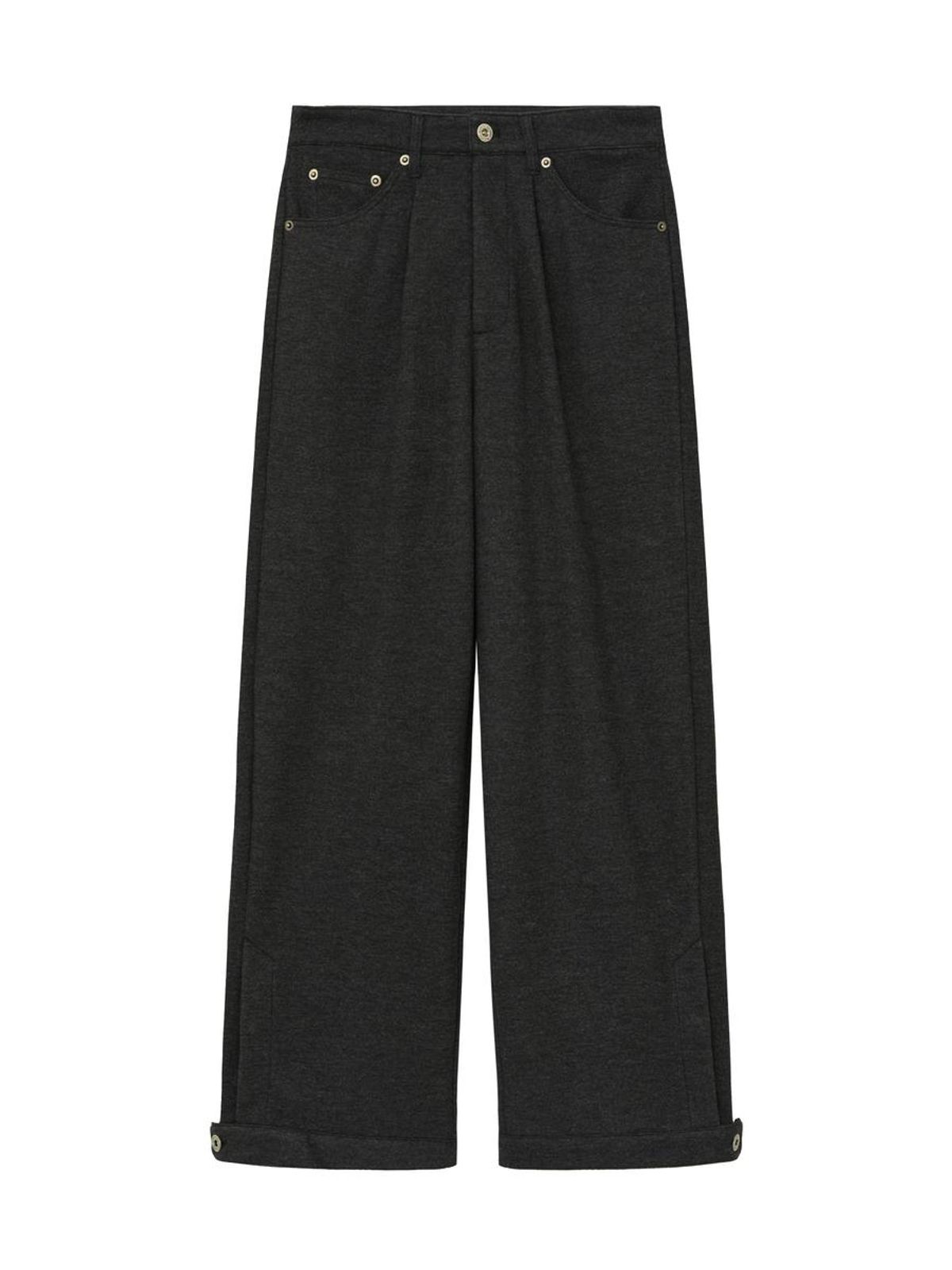 글로니(GLOWNY) COMMA JERSEY PANTS (CHARCOAL)