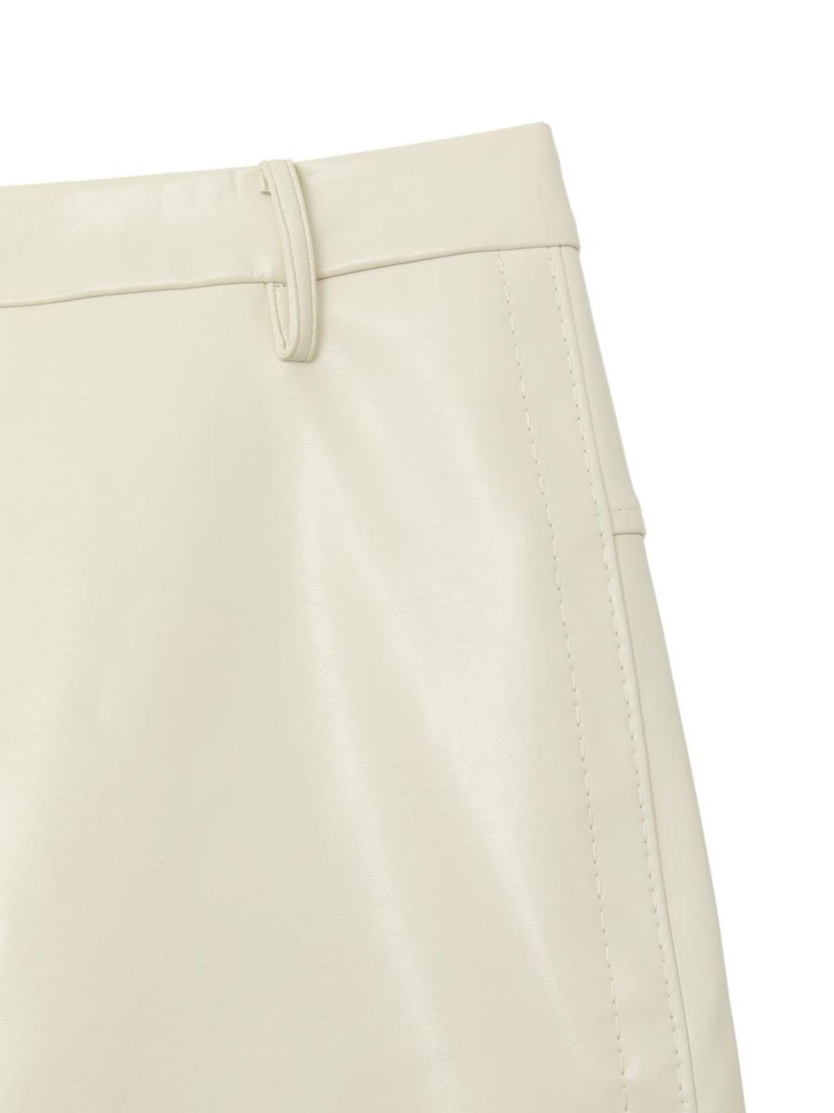 글로니(GLOWNY) SOFT CURVE MIDI SKIRT (IVORY)