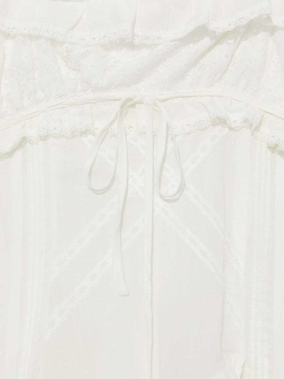 글로니(GLOWNY) SWAN VEIL LACE DRESS (WHITE)