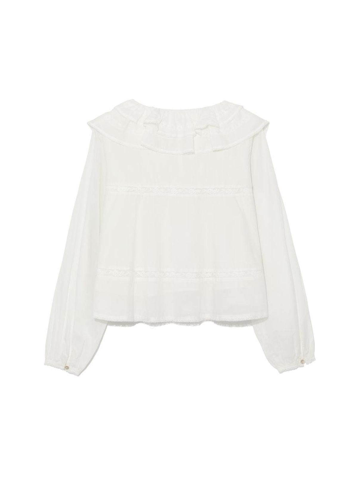 글로니(GLOWNY) MALLOW LACE BLOUSE (WHITE)