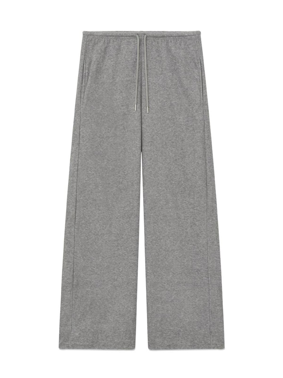 글로니(GLOWNY) SNUG TERRY STRING PANTS (MELANGE GRAY)